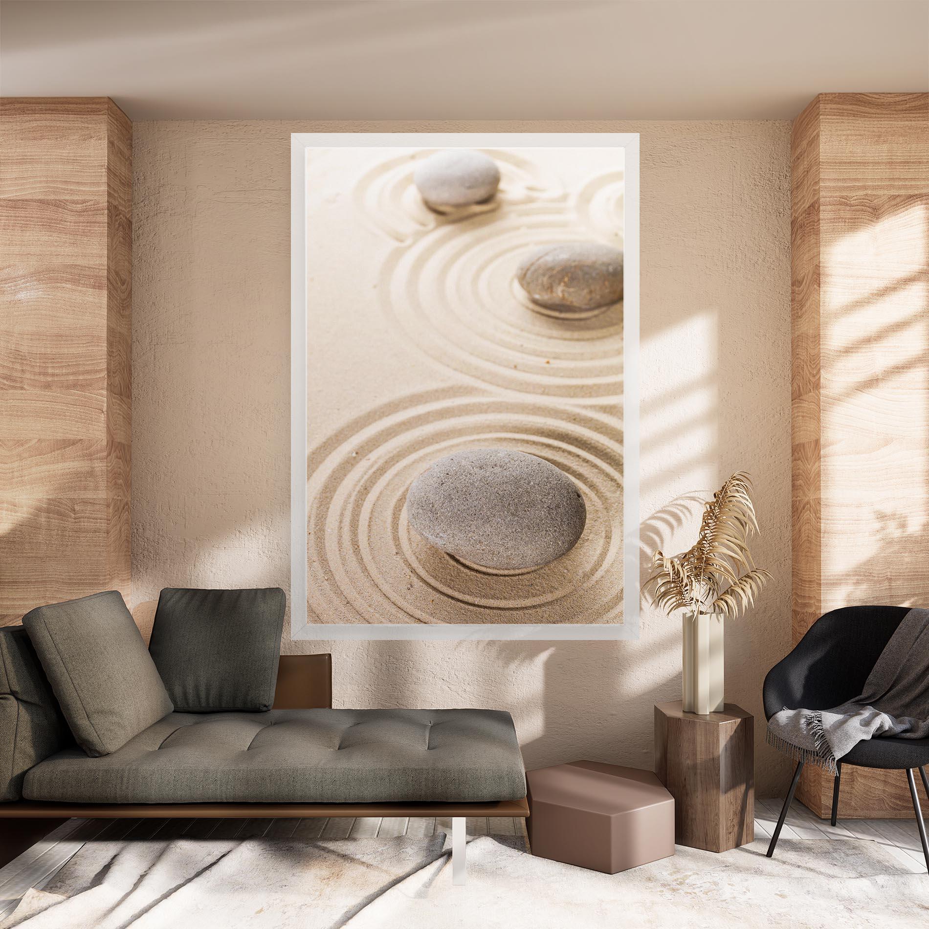 Tablou Canvas Meditation Cream Stone mockup 8