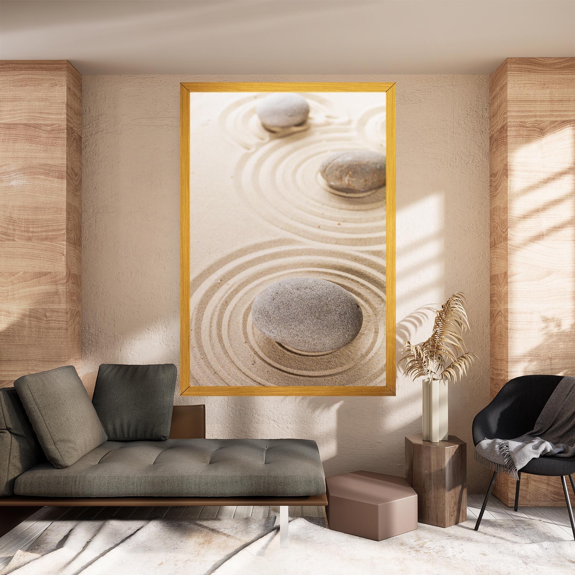 Tablou Canvas Meditation Cream Stone mockup 8