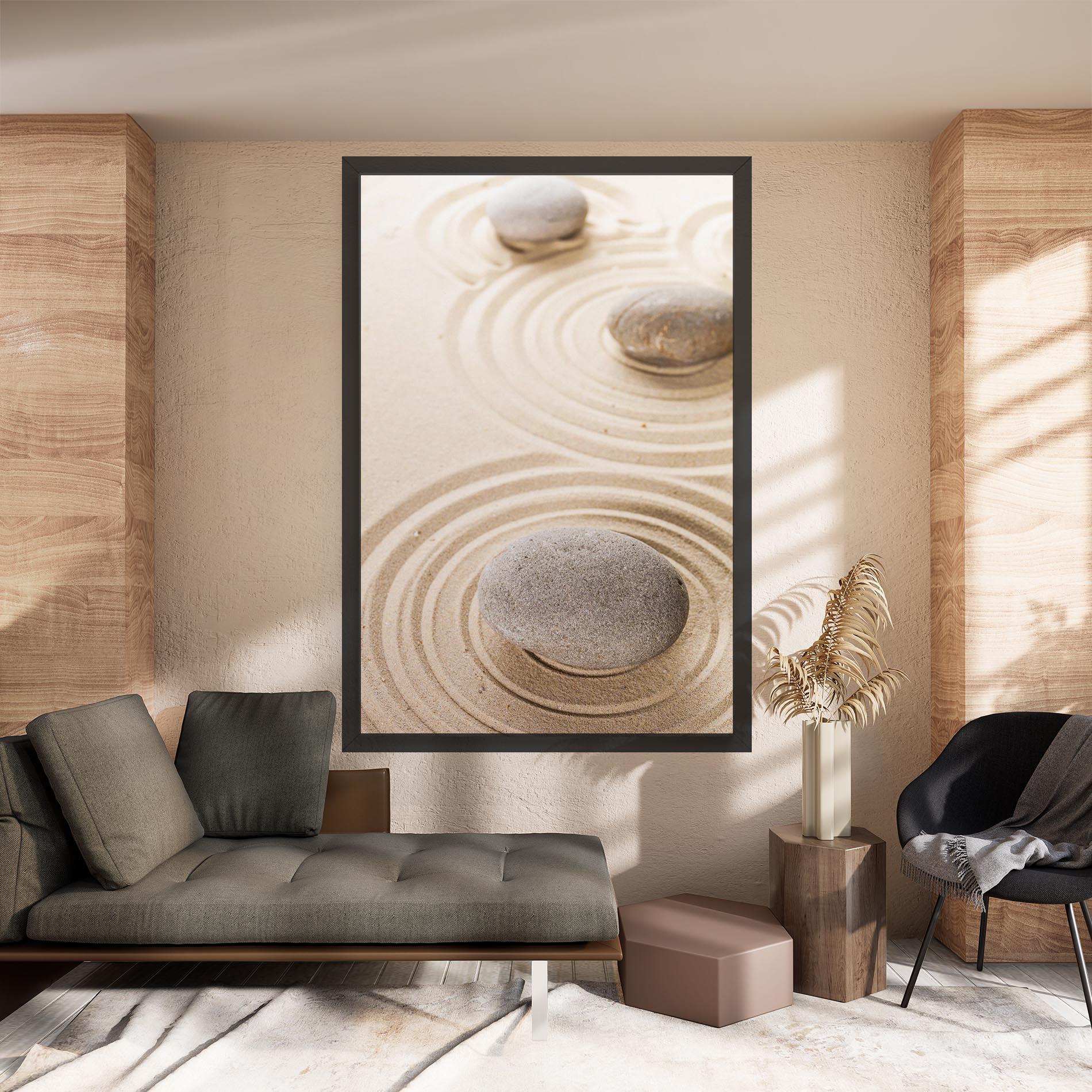 Tablou Canvas Meditation Cream Stone mockup 8