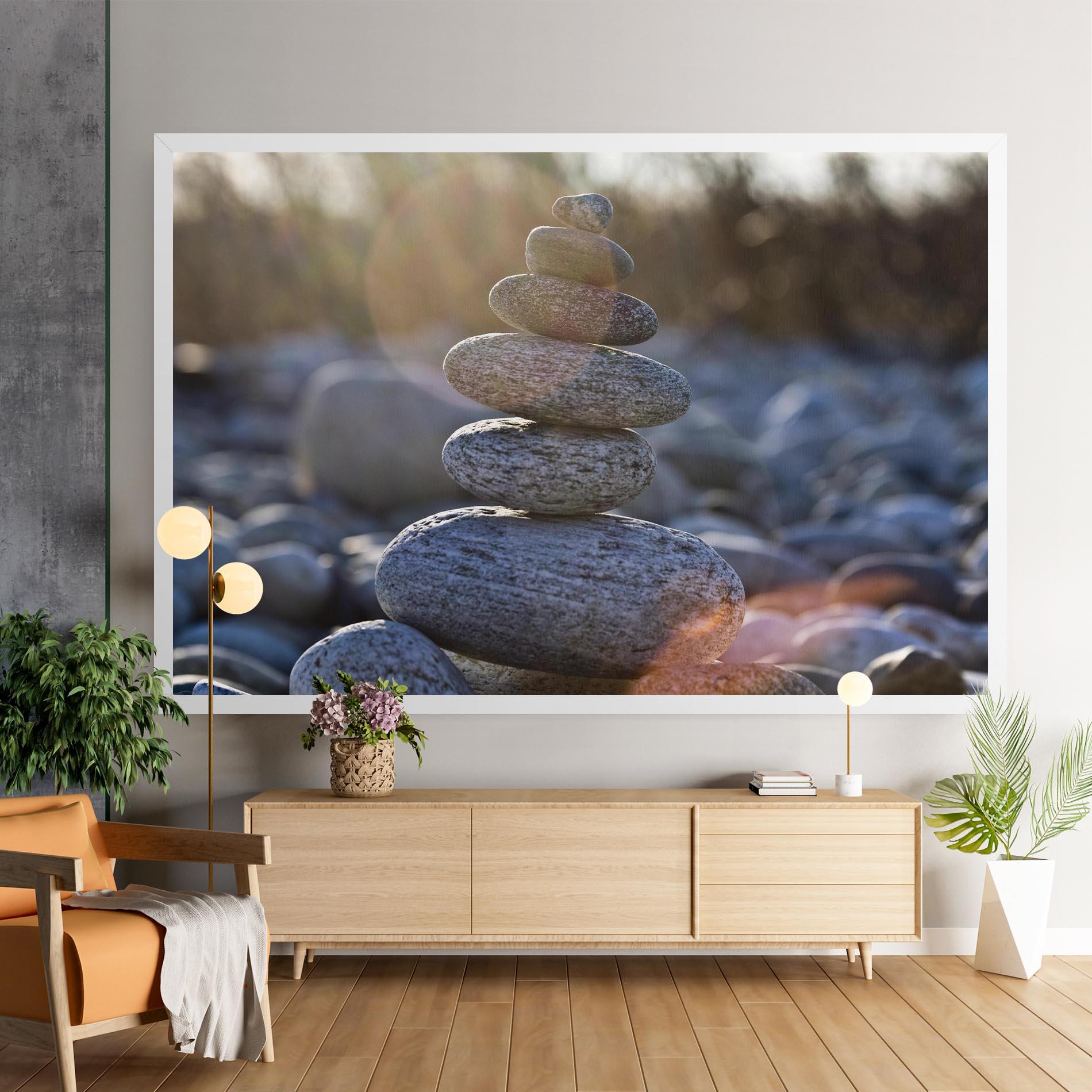 Tablou Canvas Closeup Shot Rocks mockup 9