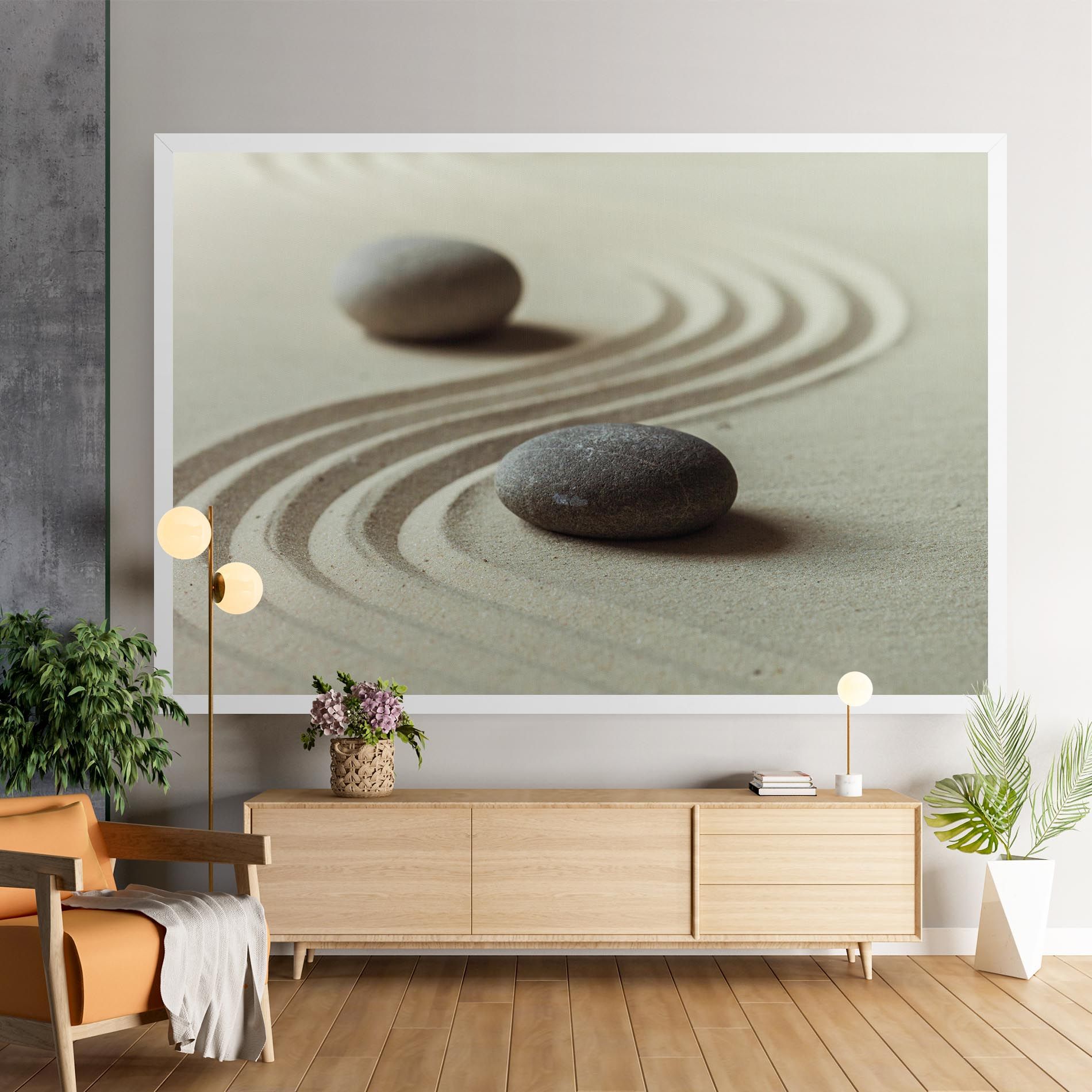 Cream Sand Stones mockup 9