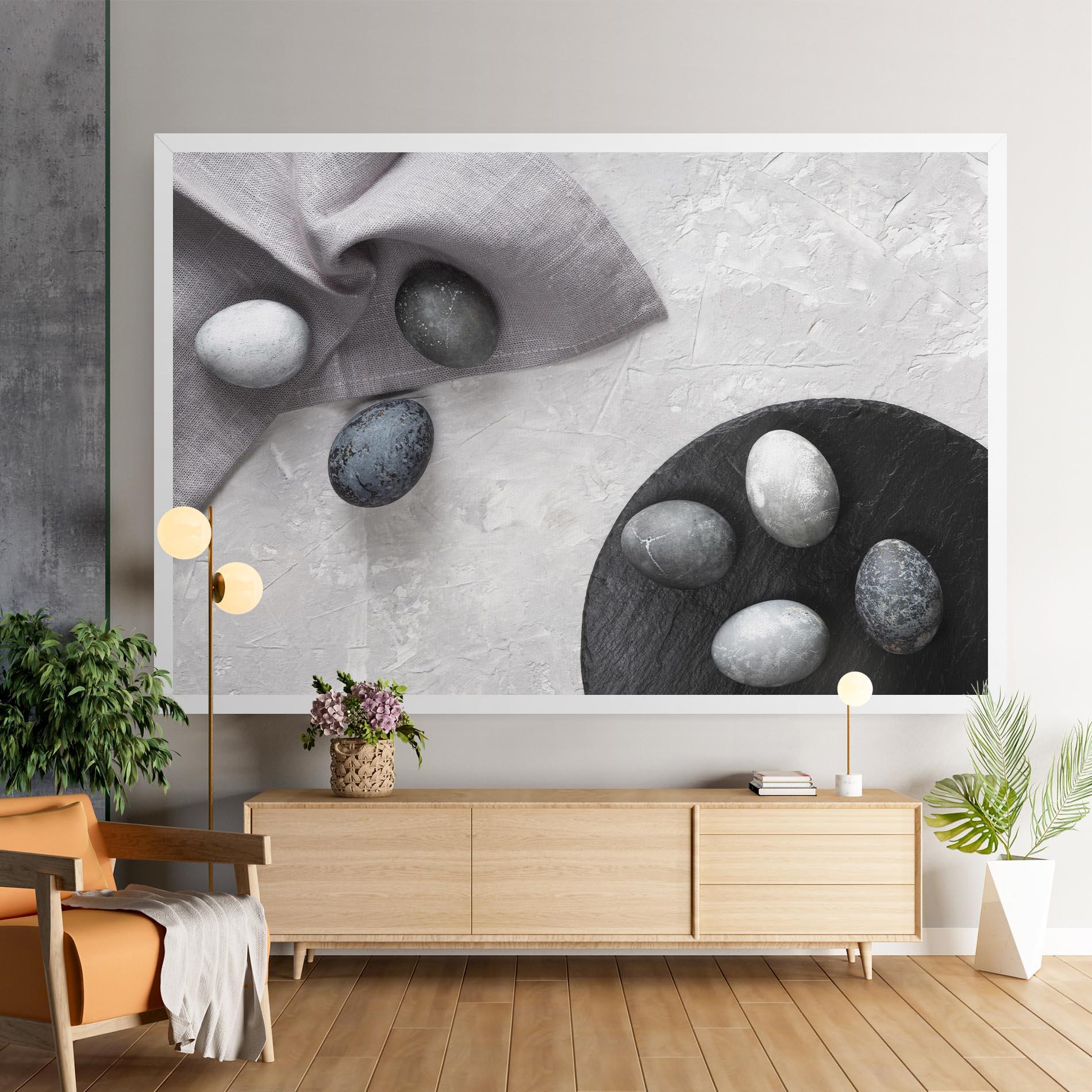 Tablou Canvas Eggs Stone mockup 9