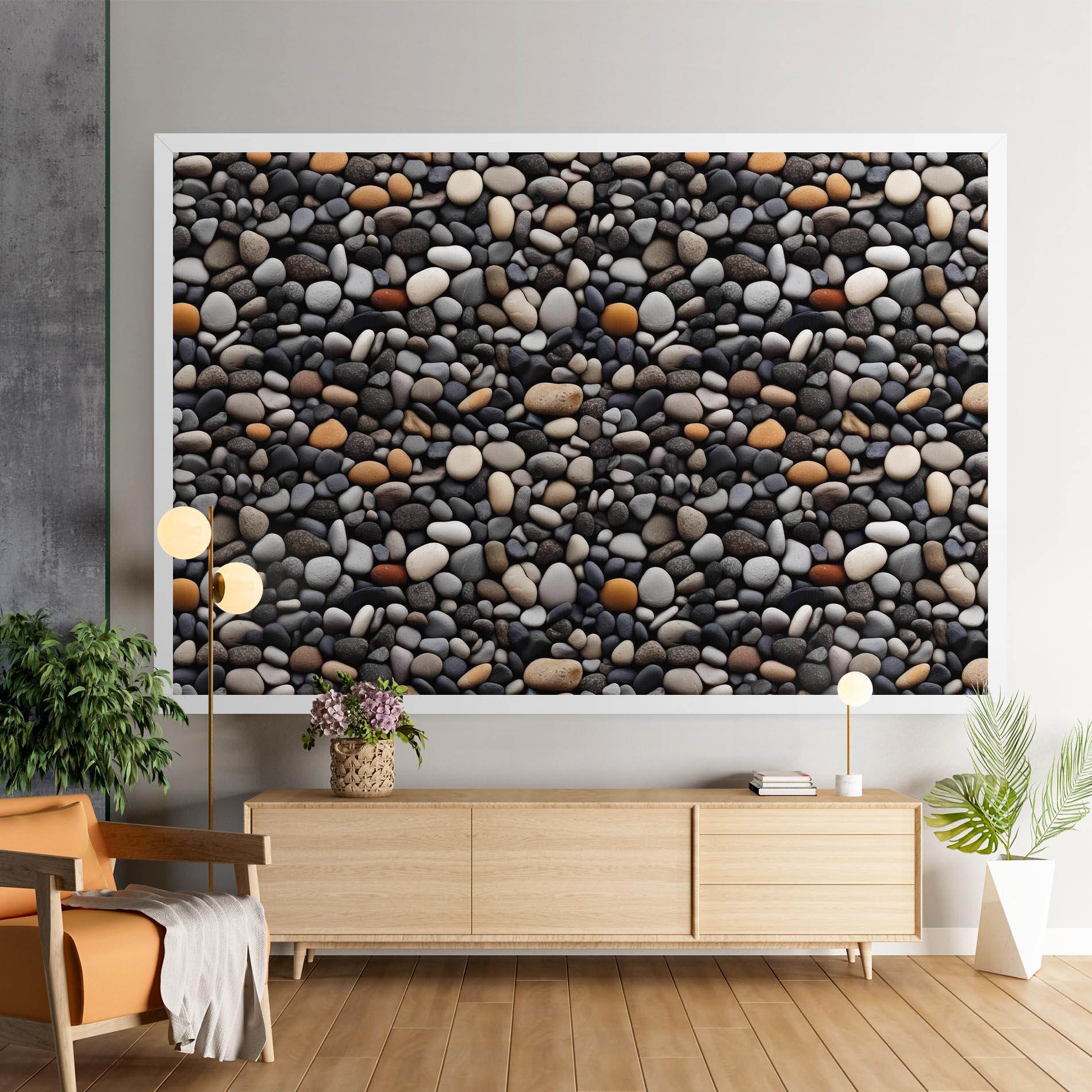 Tablou Canvas Sea Rocks Color mockup 9