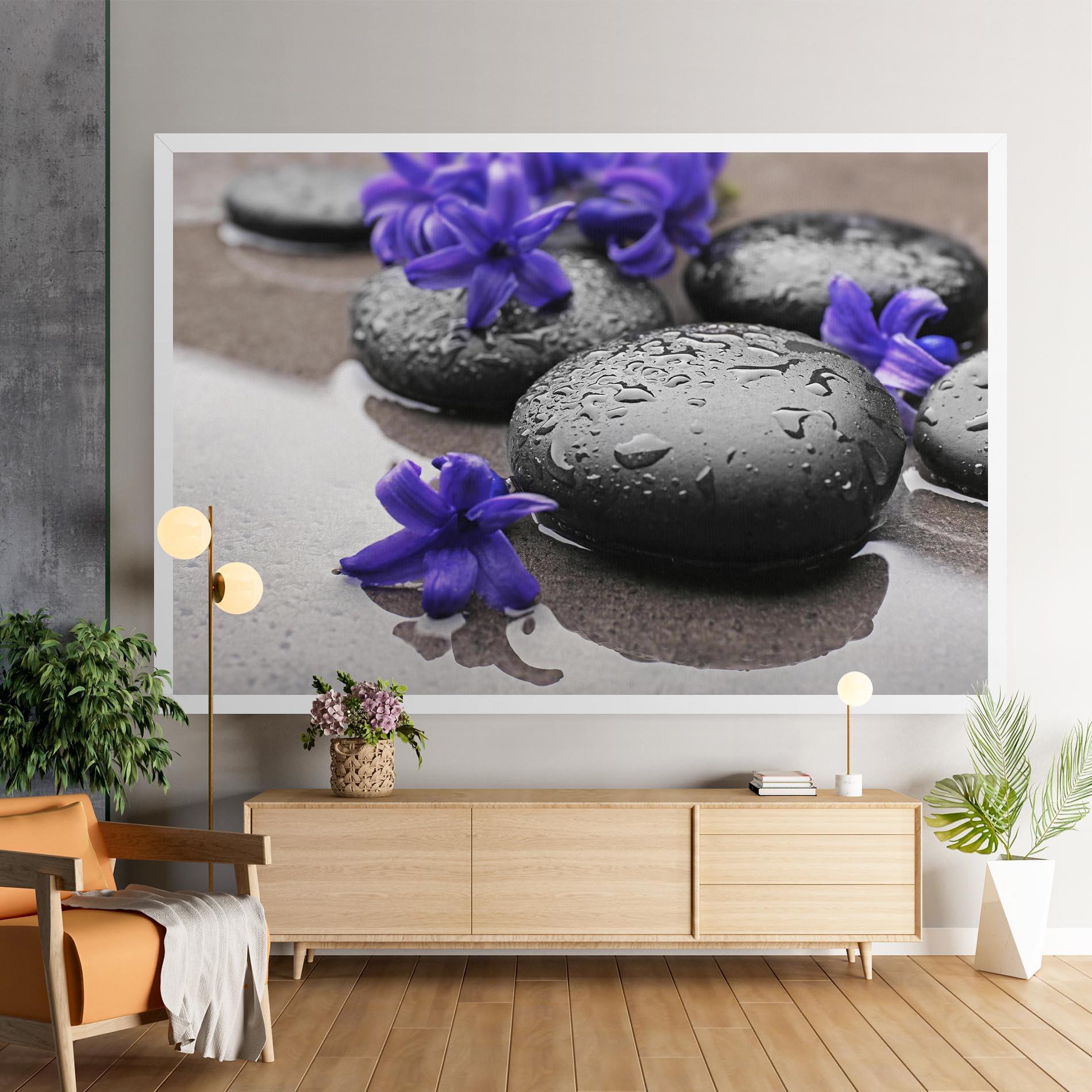 Tablou Canvas Spa Purple Rock mockup 9