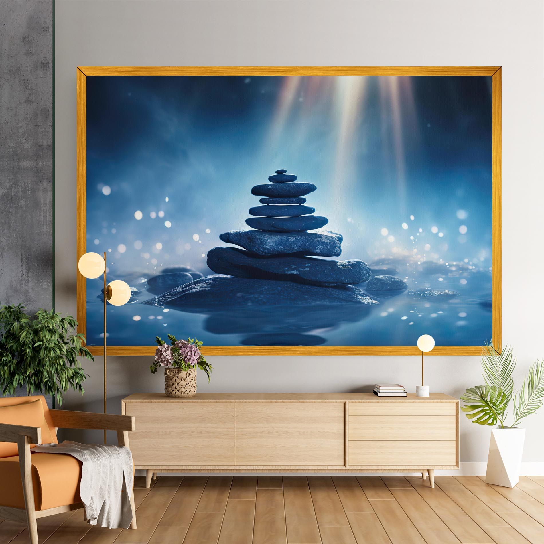 Blue Light Stone mockup 9