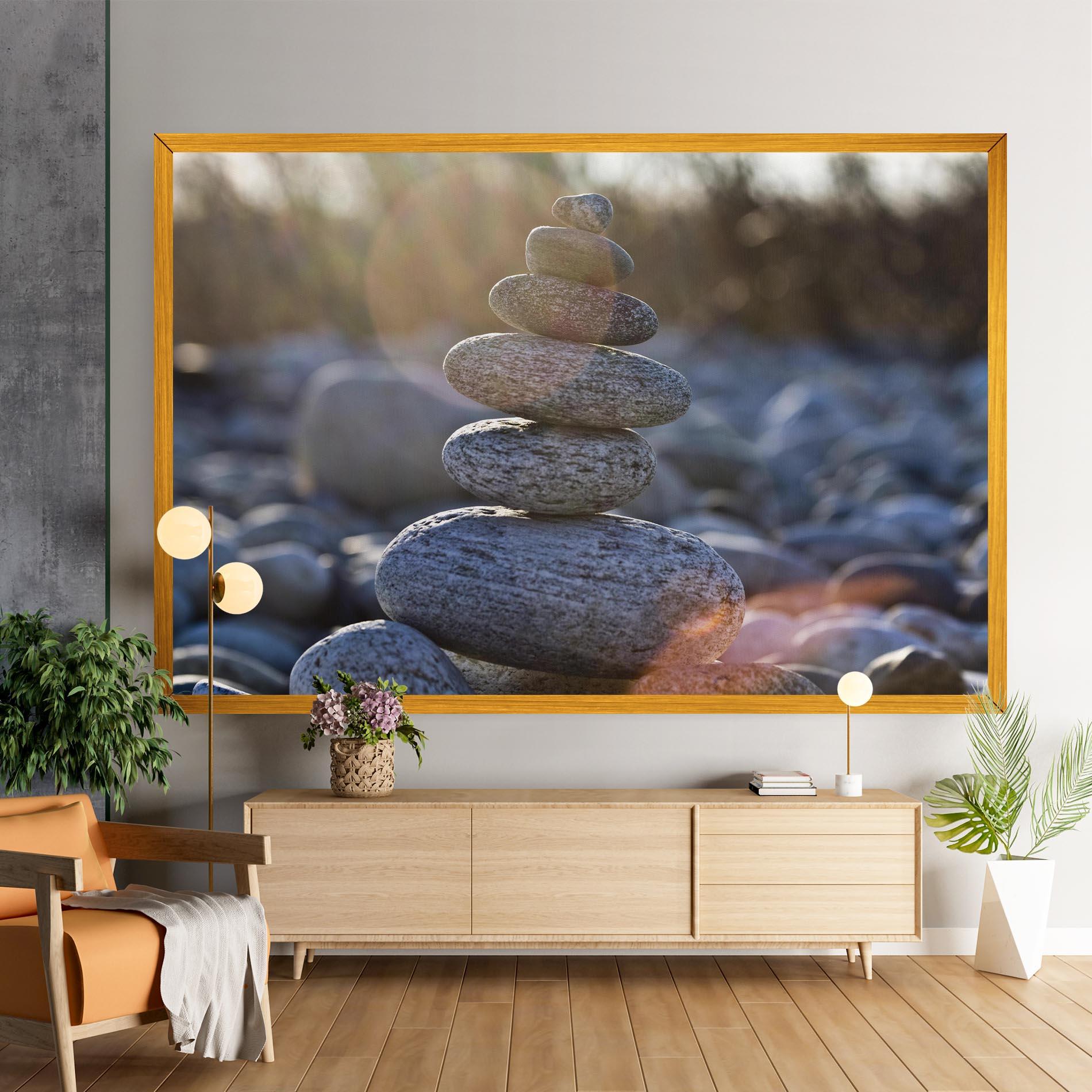 Tablou Canvas Closeup Shot Rocks mockup 9