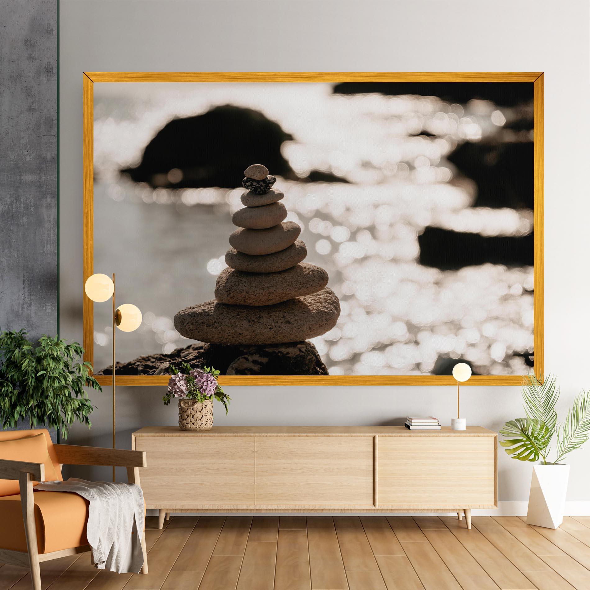 Tablou Canvas Pyramid Stones mockup 9