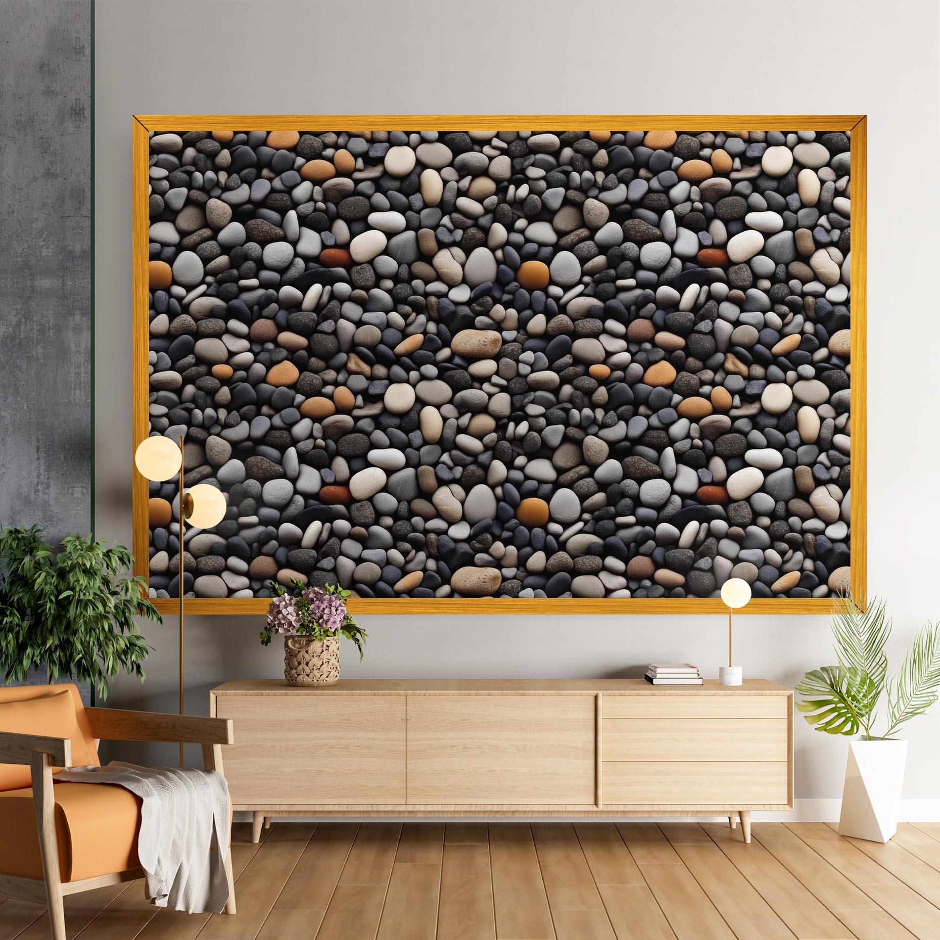Tablou Canvas Sea Rocks Color mockup 9