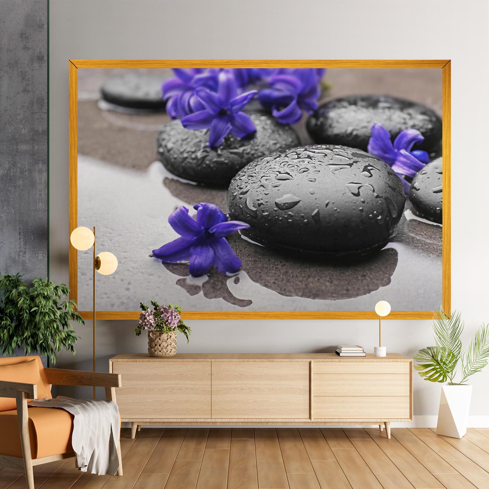 Tablou Canvas Spa Purple Rock mockup 9