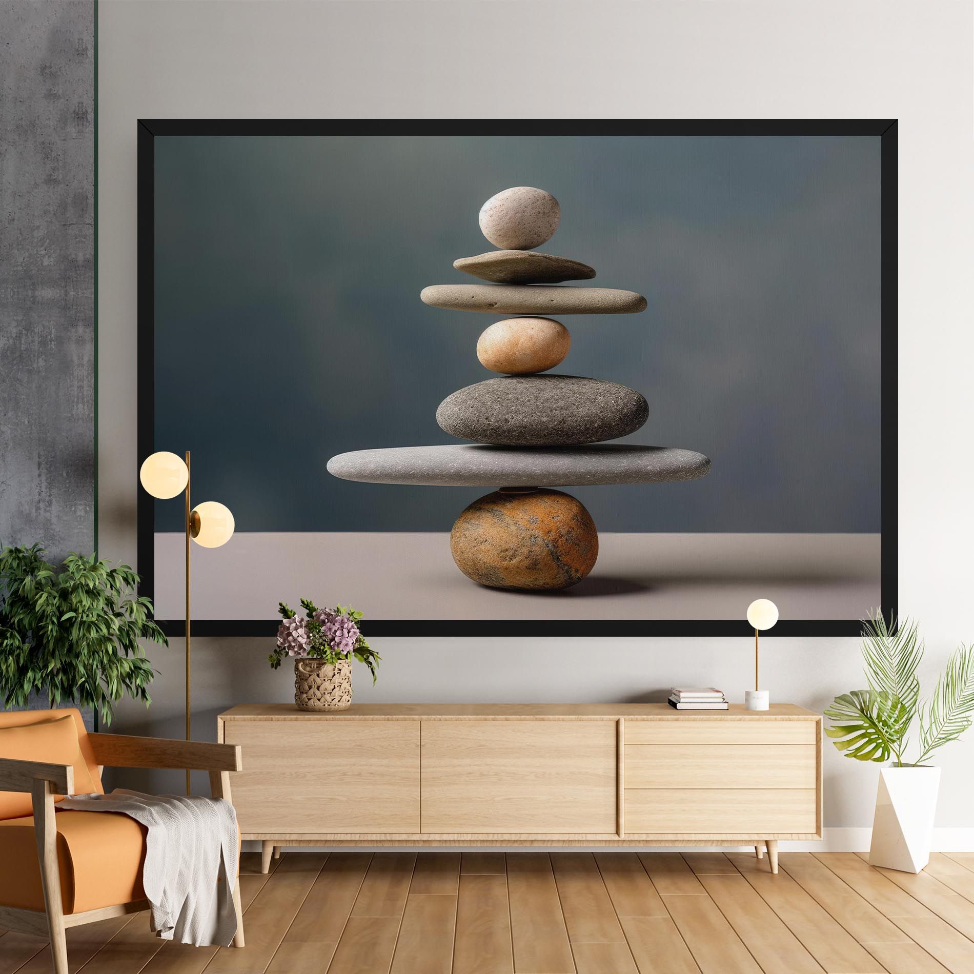 Balance Pebbles Pyramid mockup 9