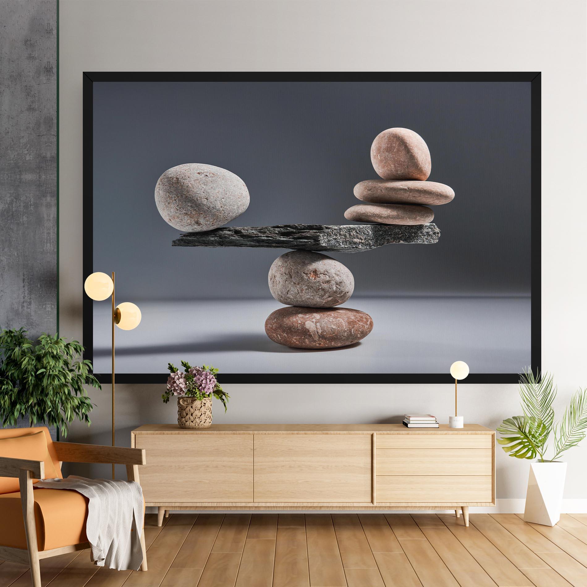 Tablou Canvas Balancing Pebbles mockup 9