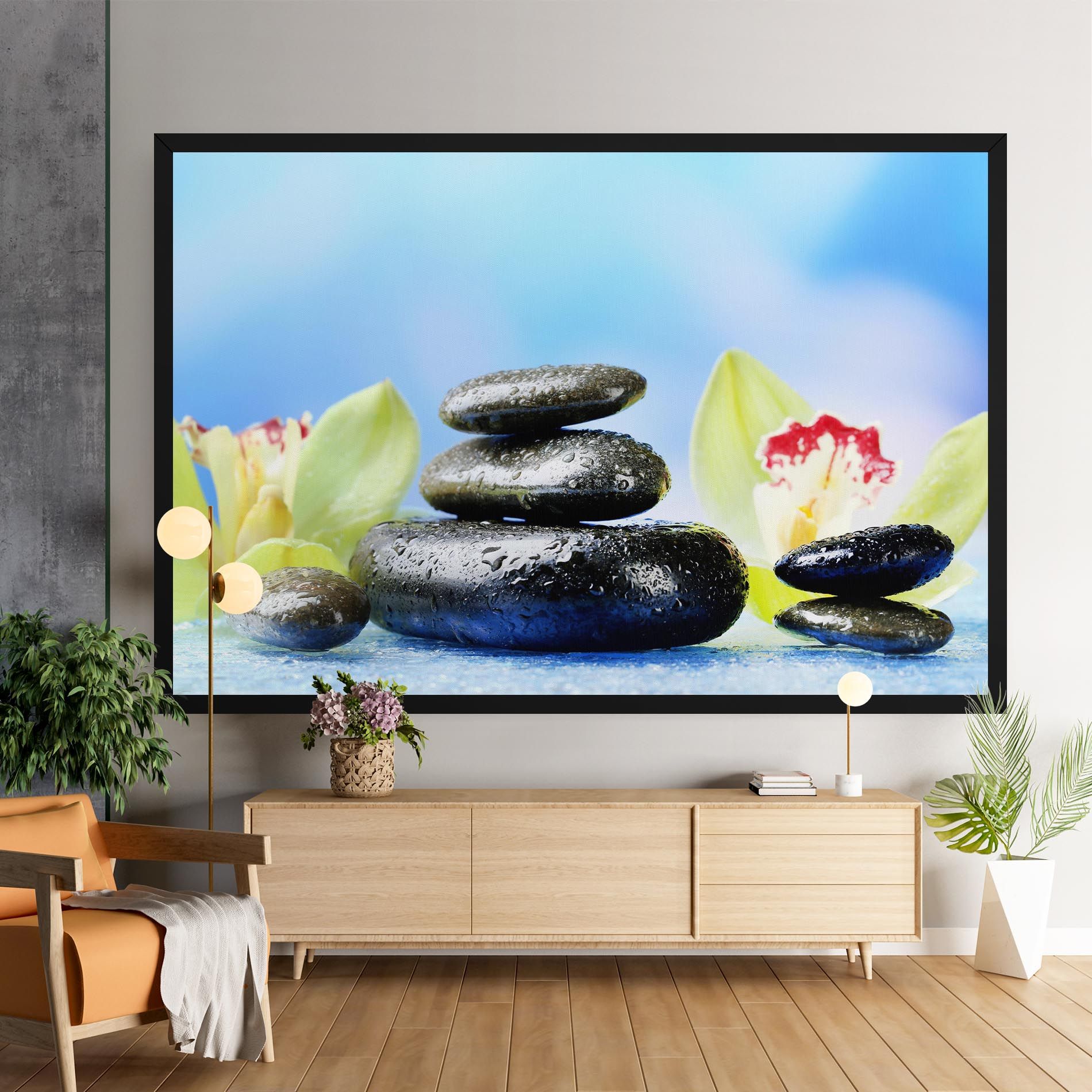 Blooming Orchid Stone mockup 9