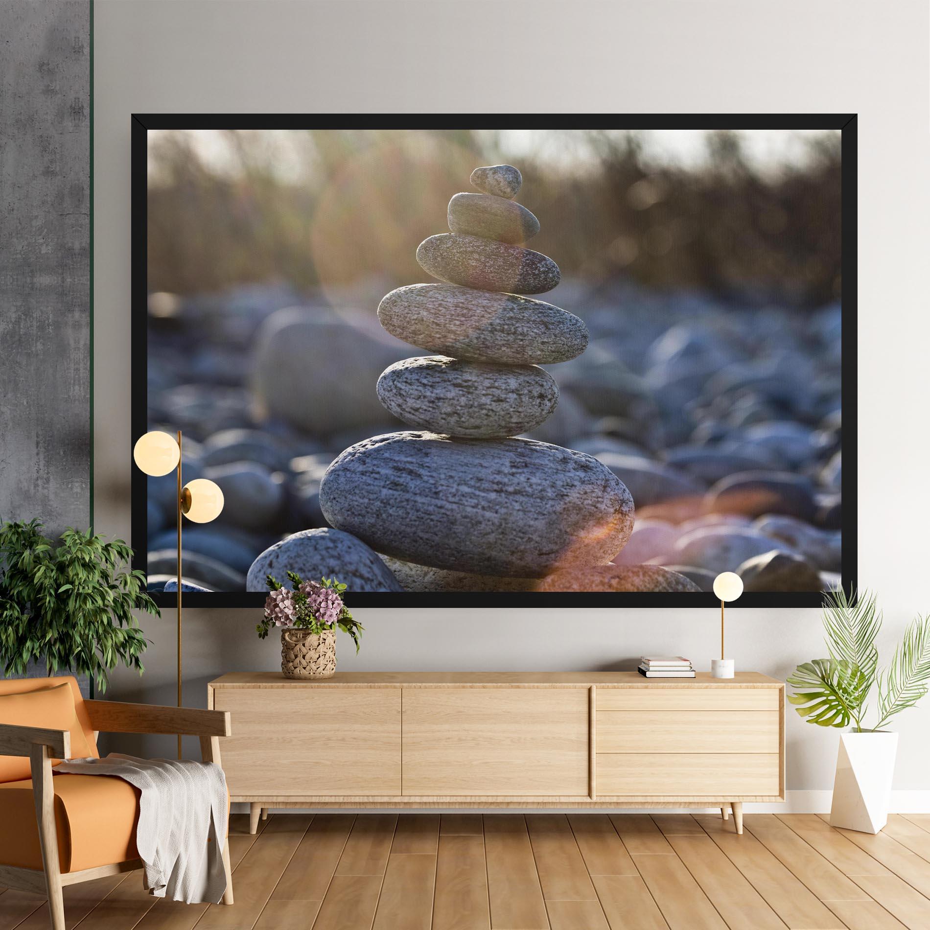 Tablou Canvas Closeup Shot Rocks mockup 9