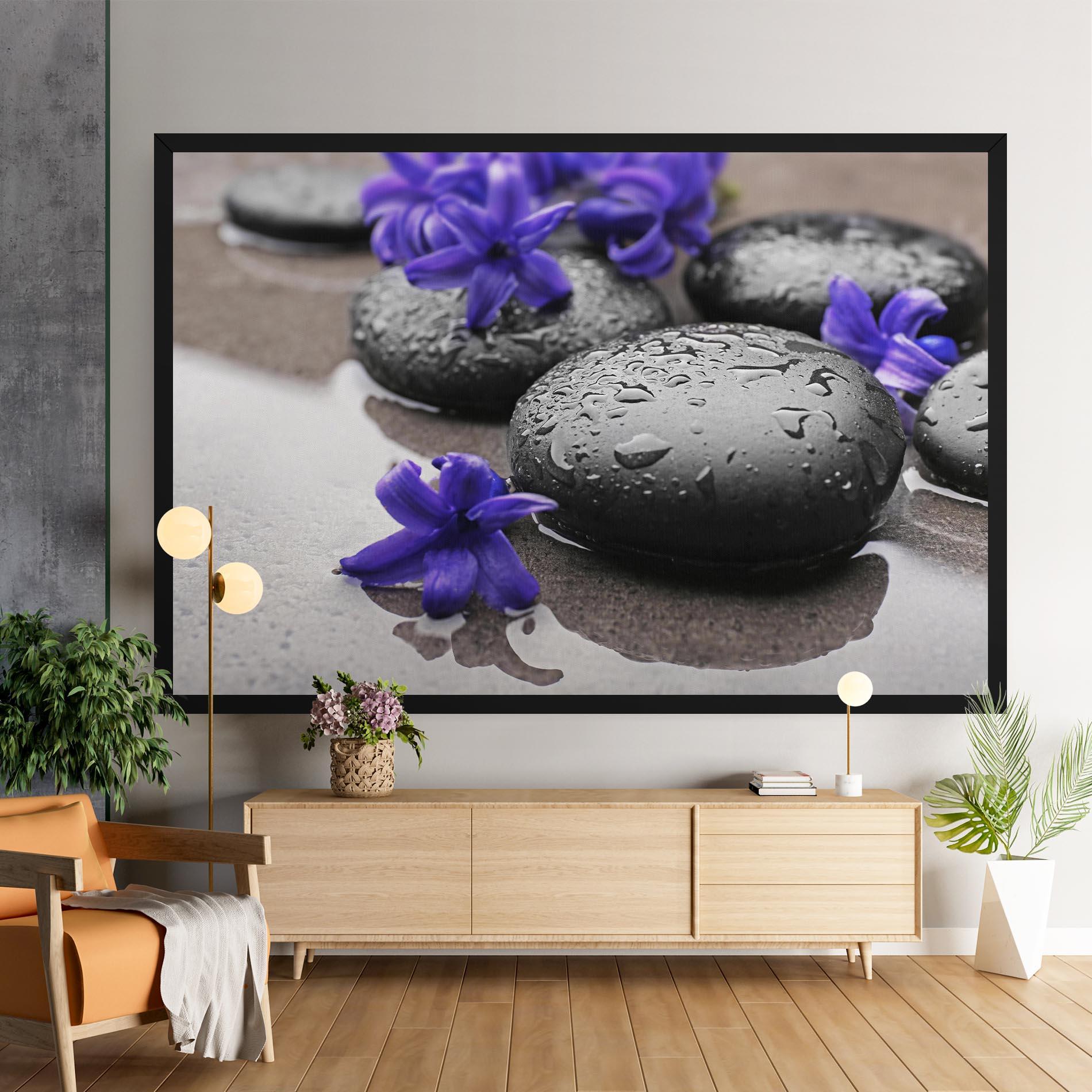 Tablou Canvas Spa Purple Rock mockup 9
