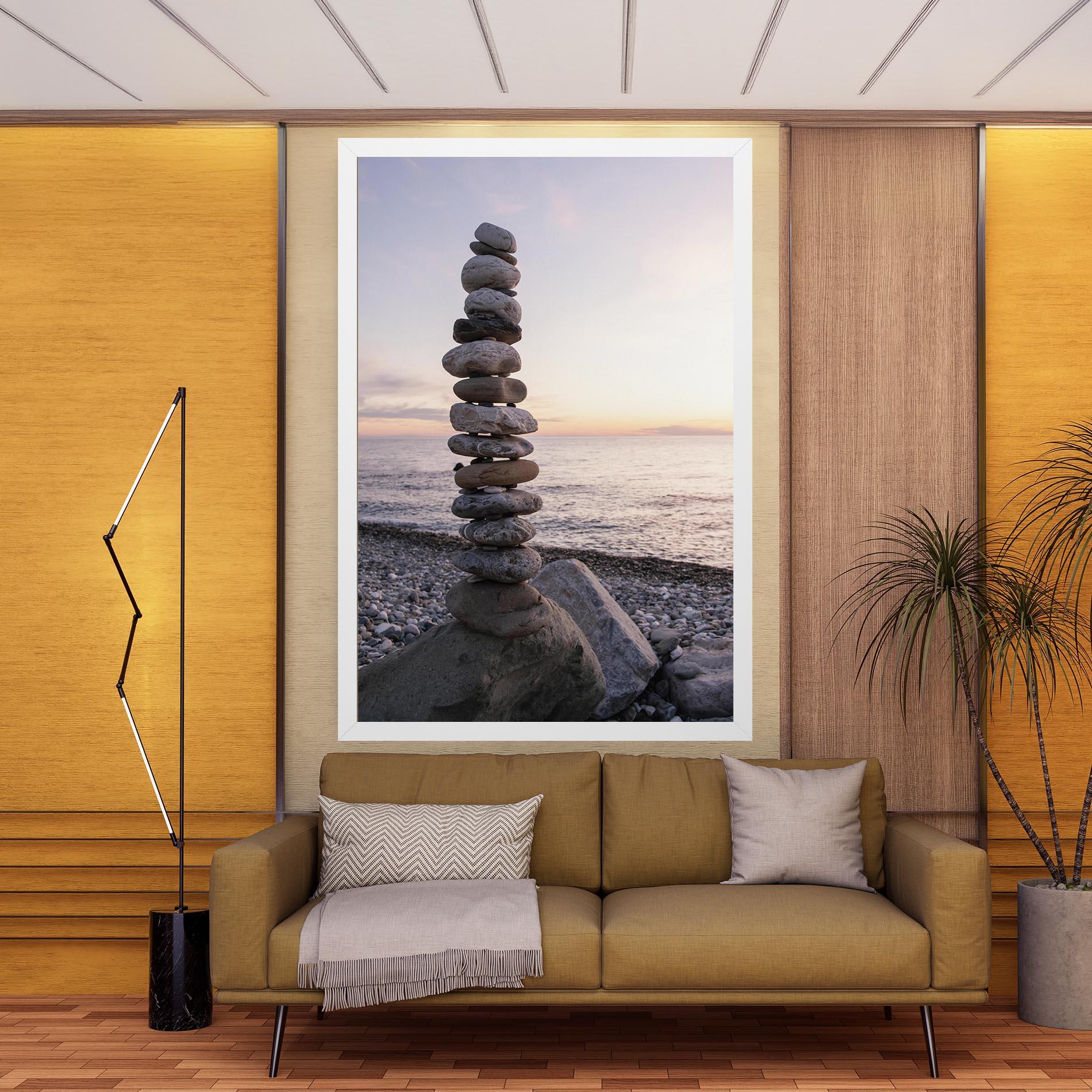 Tablou Canvas Pebbles Seaside mockup 9