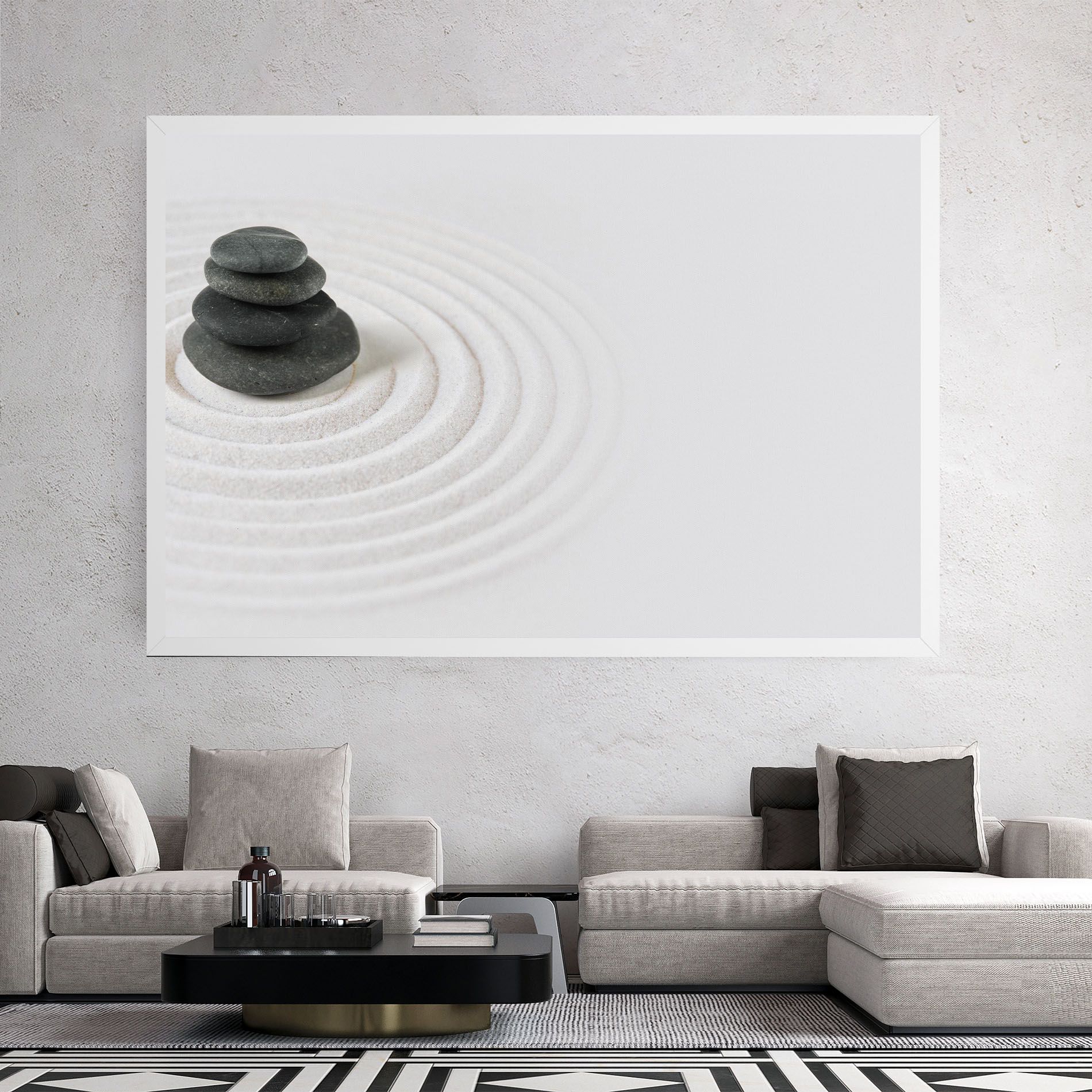 Black Stones Sand mockup 2