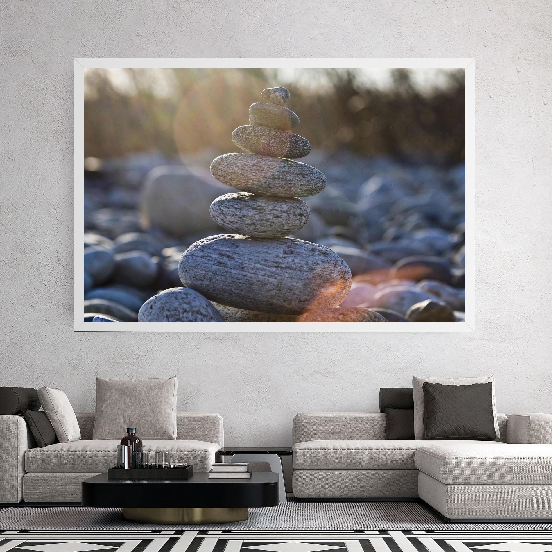 Tablou Canvas Closeup Shot Rocks mockup 2