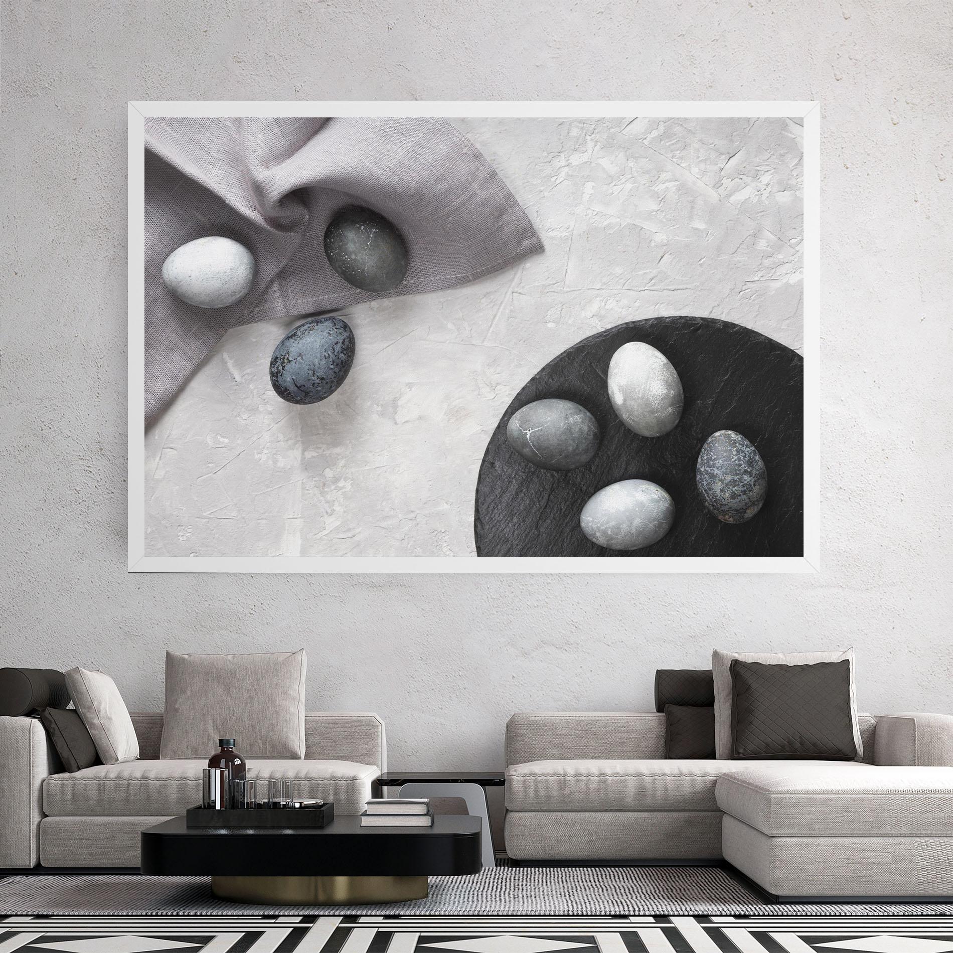Tablou Canvas Eggs Stone mockup 2