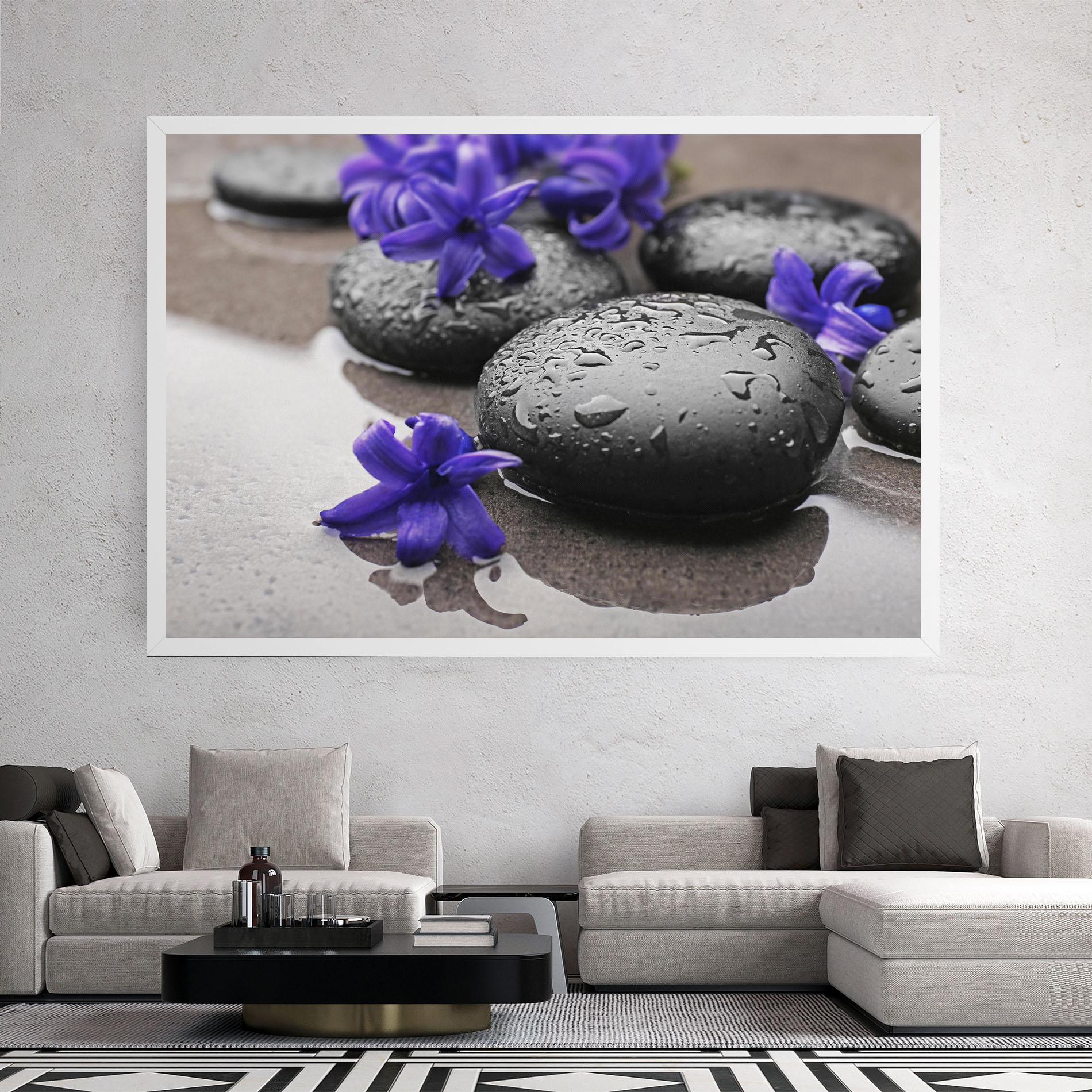 Tablou Canvas Spa Purple Rock mockup 2