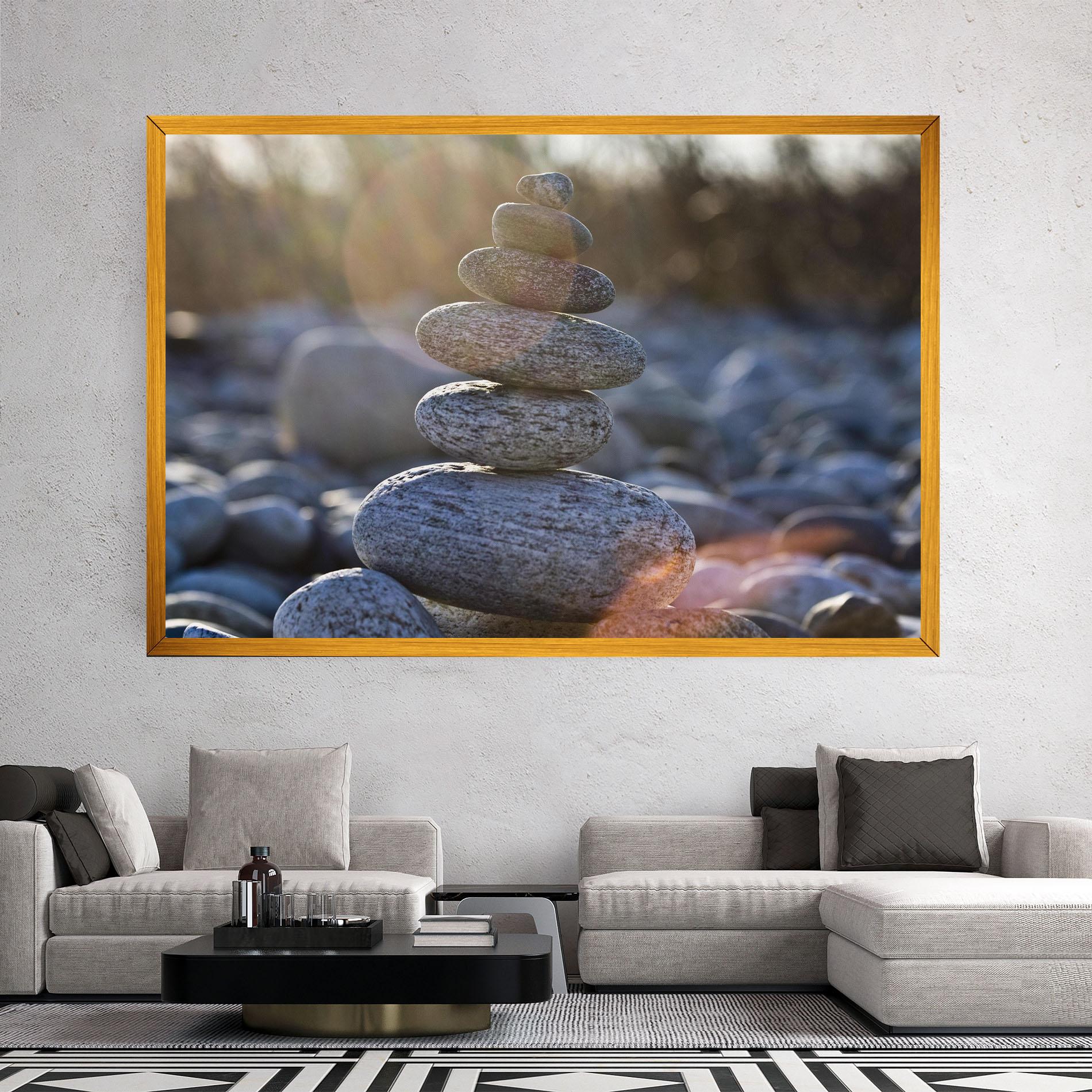 Tablou Canvas Closeup Shot Rocks mockup 2