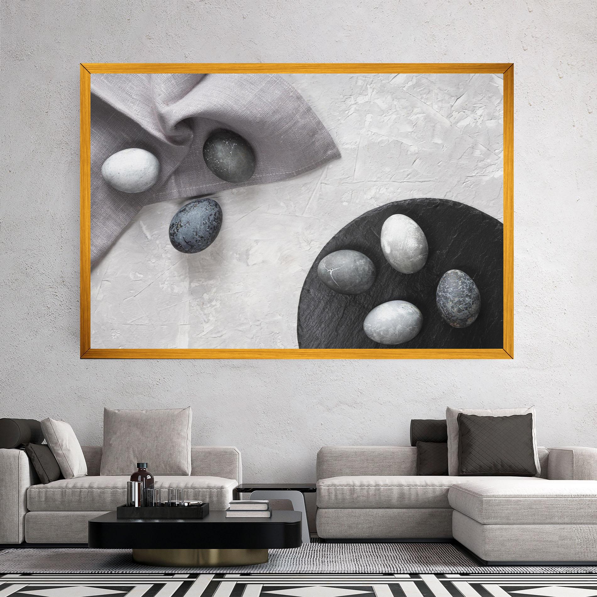 Tablou Canvas Eggs Stone mockup 2