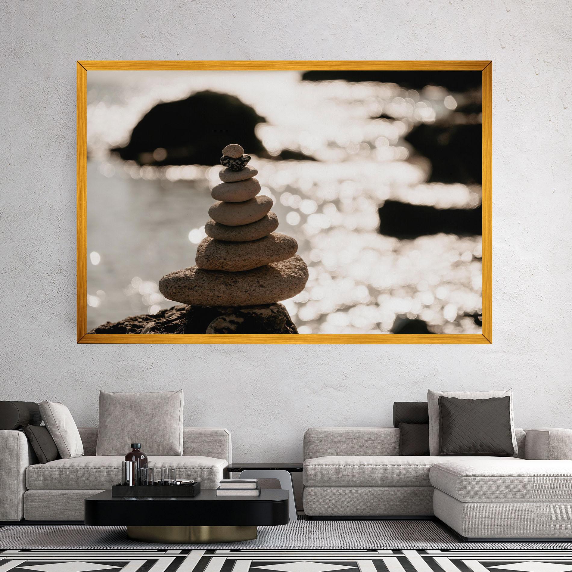 Tablou Canvas Pyramid Stones mockup 2