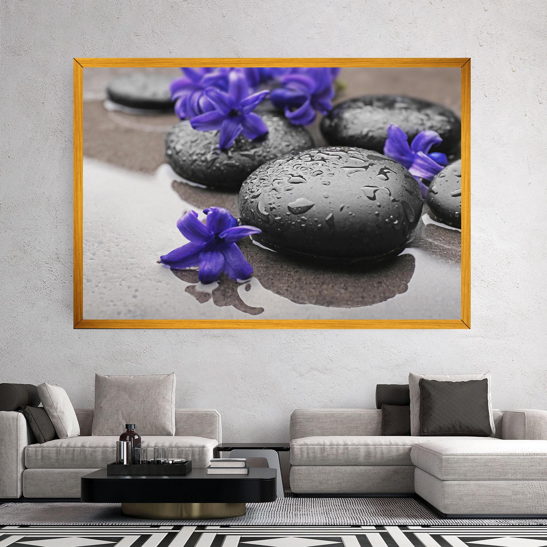 Tablou Canvas Spa Purple Rock mockup 2