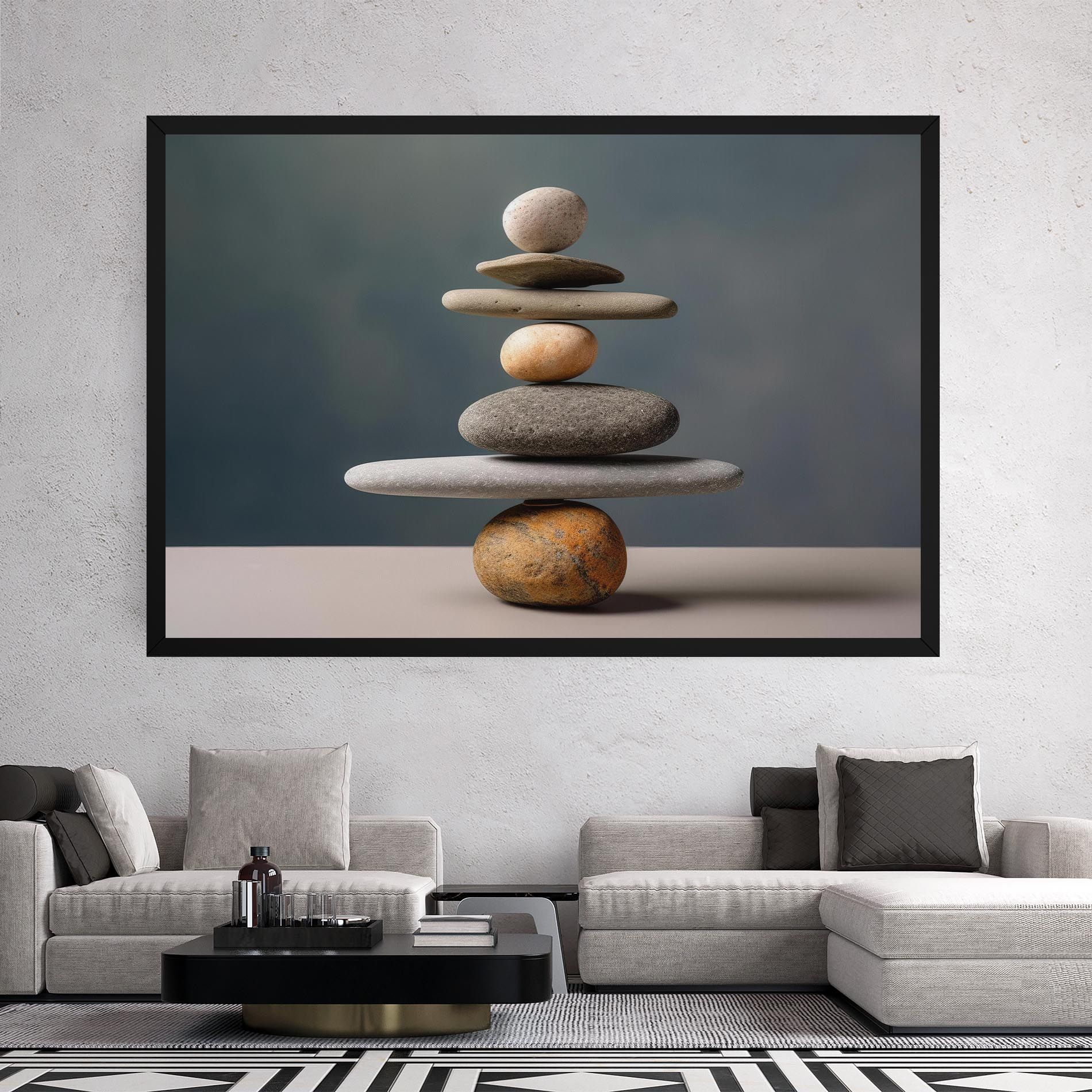 Balance Pebbles Pyramid mockup 2