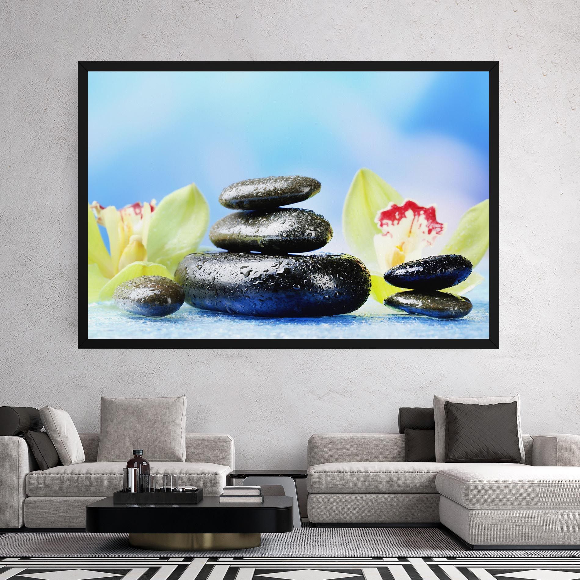 Blooming Orchid Stone mockup 2