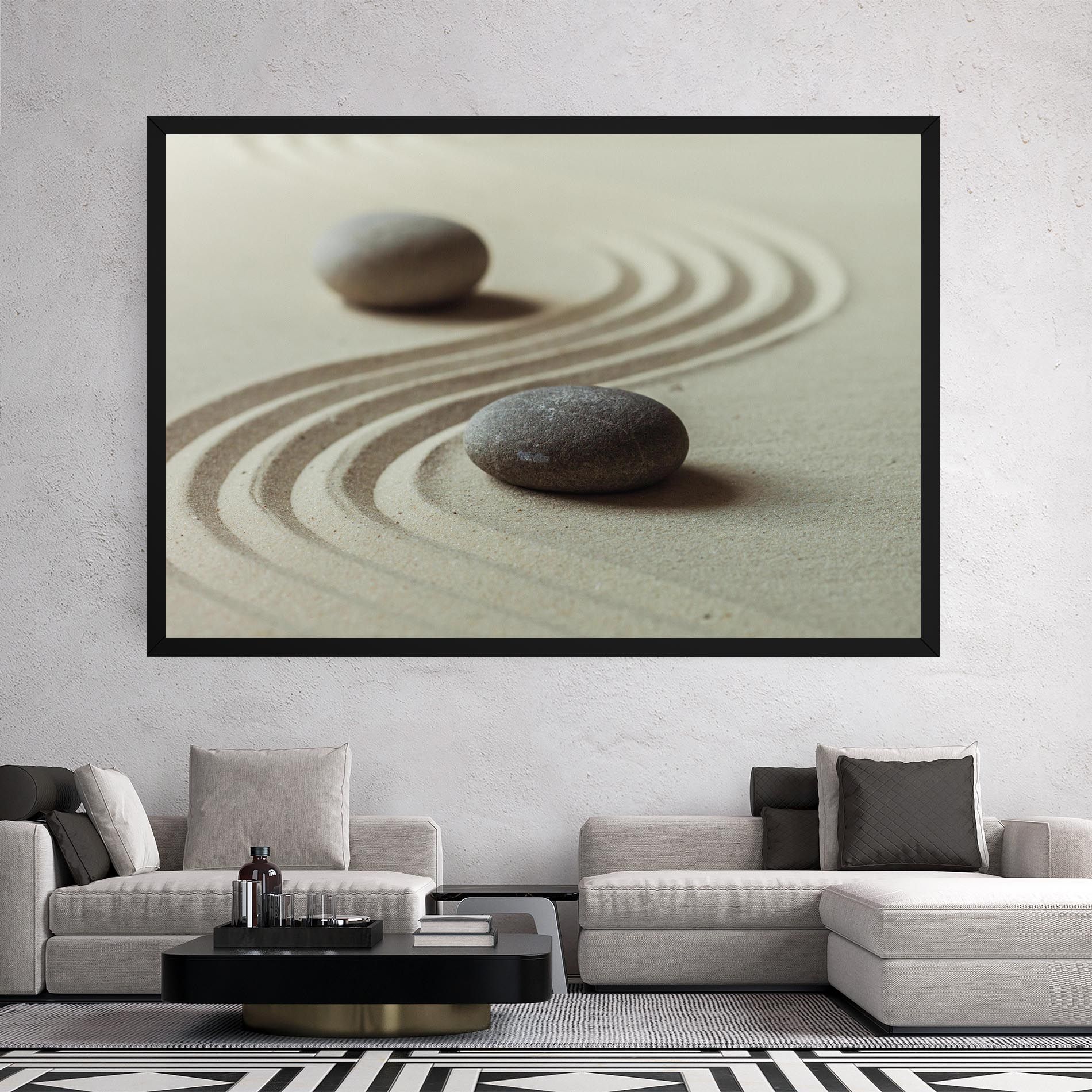 Cream Sand Stones mockup 2