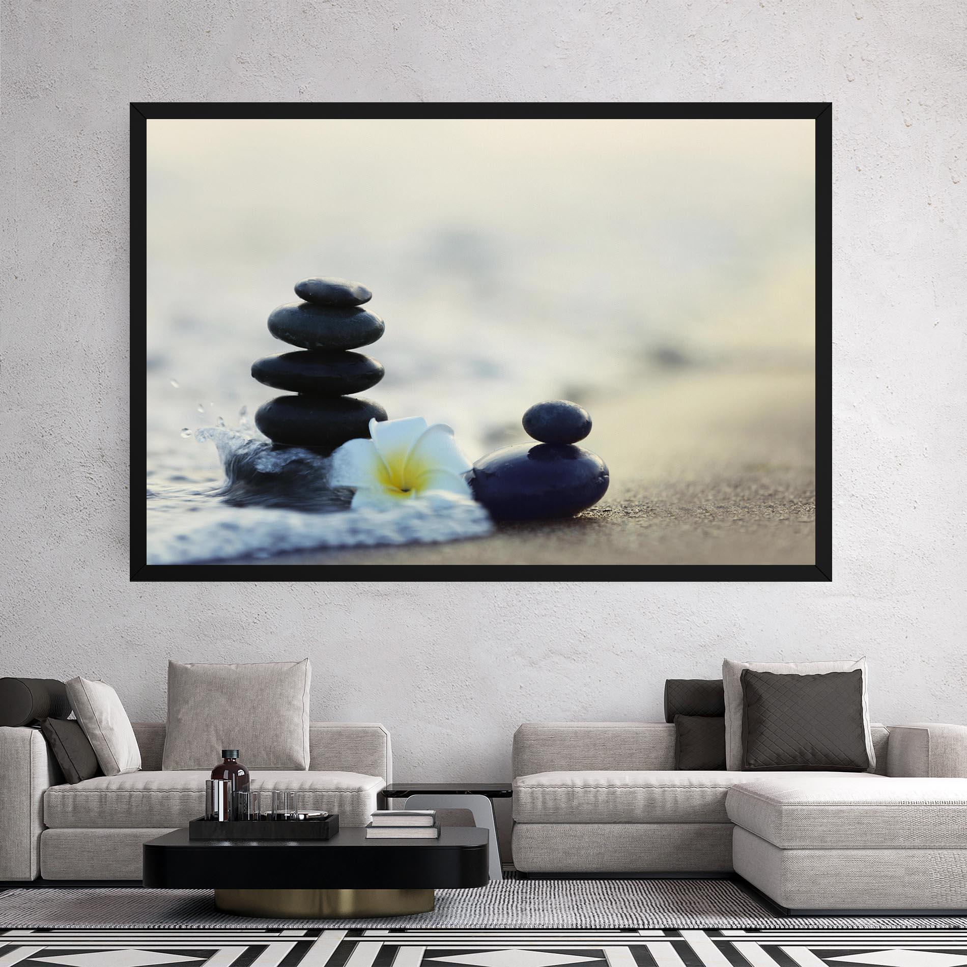 Tablou Canvas Flower Sea Flower mockup 2