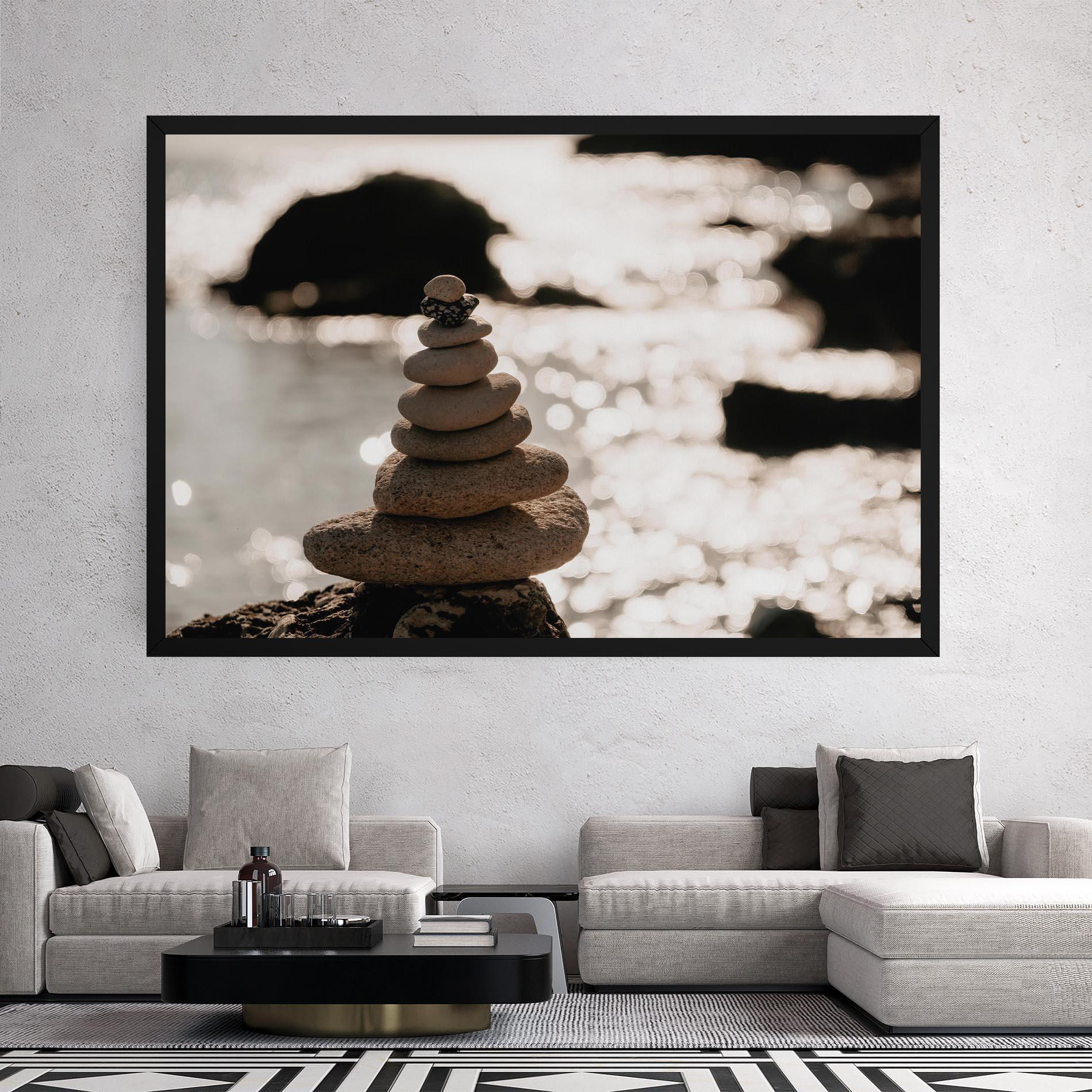 Tablou Canvas Pyramid Stones mockup 2