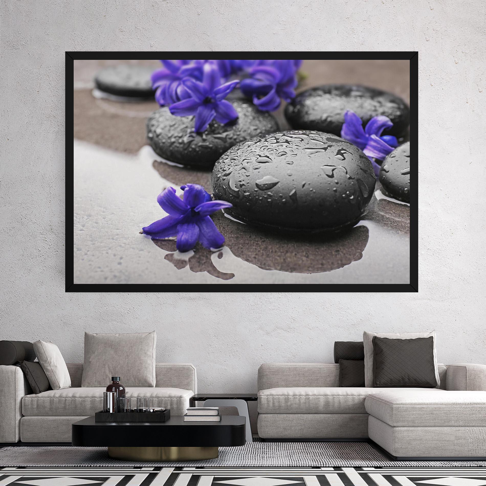Tablou Canvas Spa Purple Rock mockup 2
