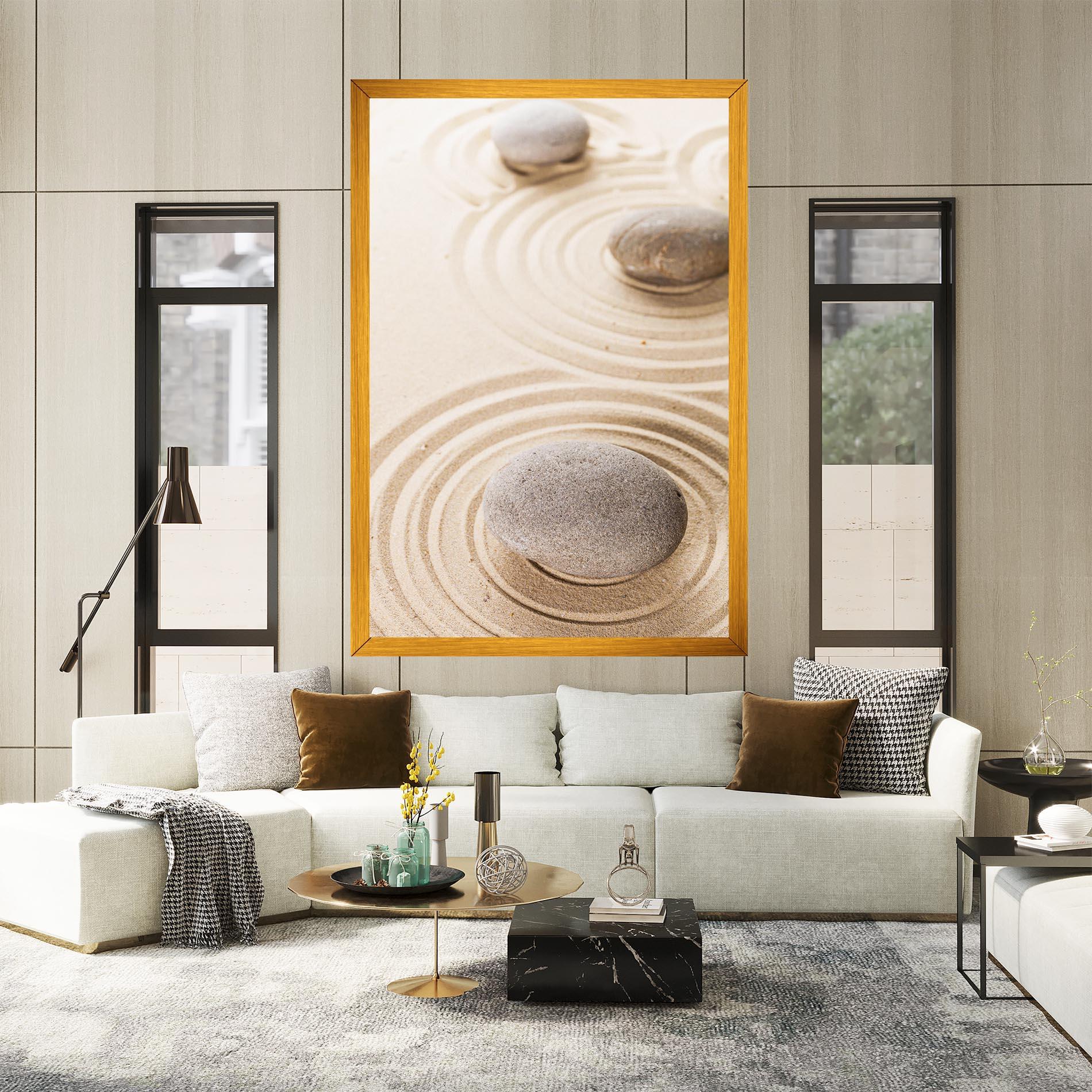 Tablou Canvas Meditation Cream Stone mockup 2