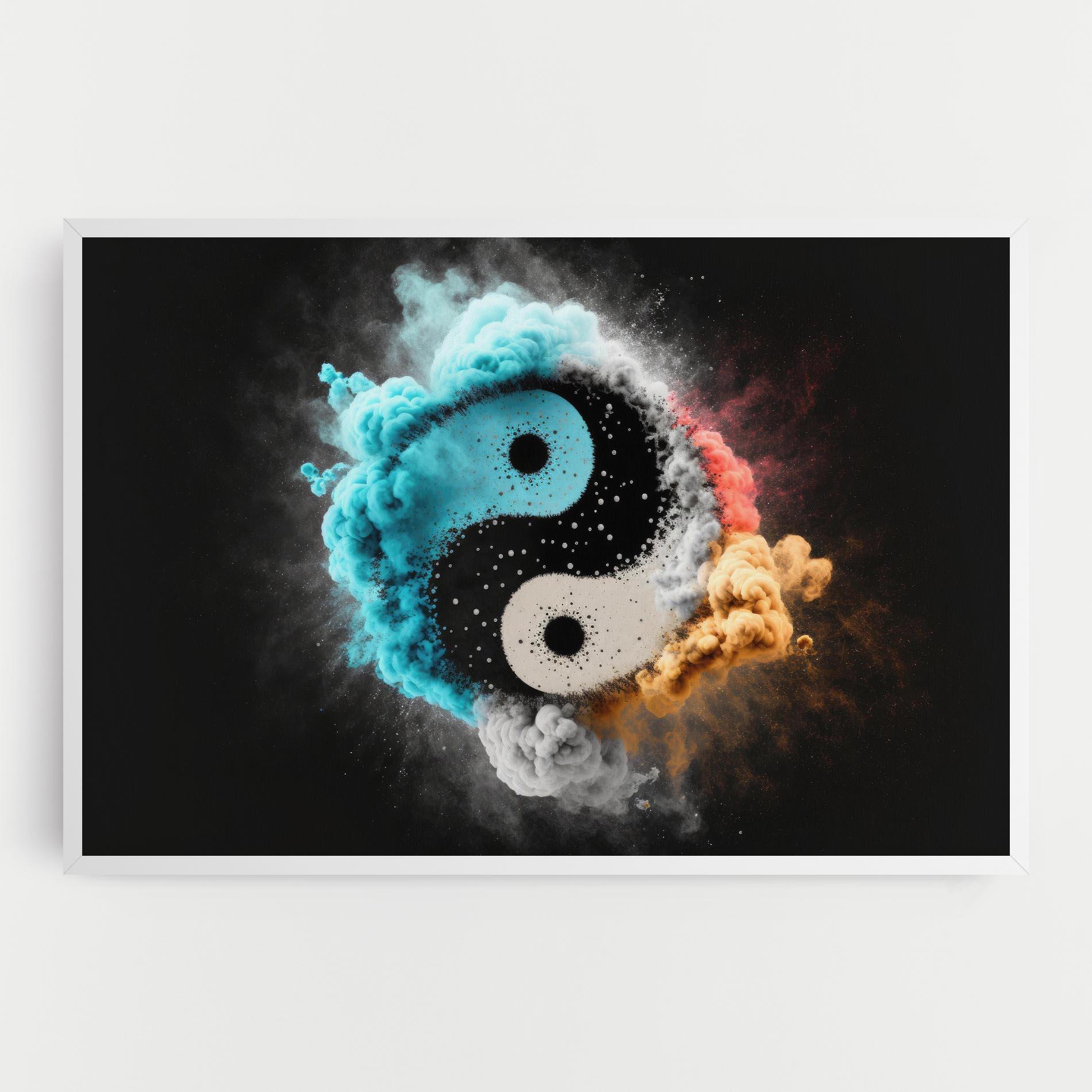 Tablou Canvas Blue Smoke Yinuang mockup 0