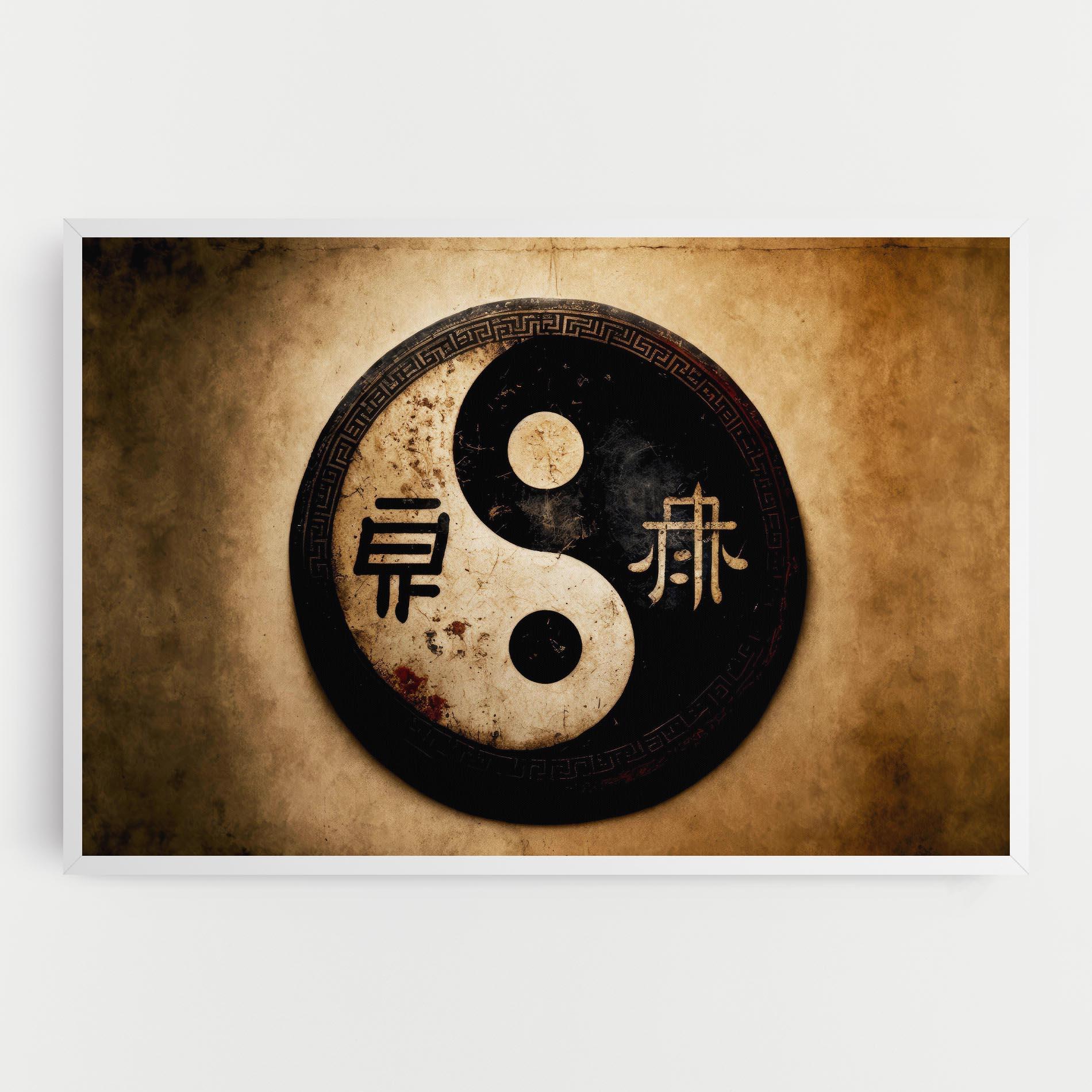 Tablou Canvas Chinese Yinyang mockup 0