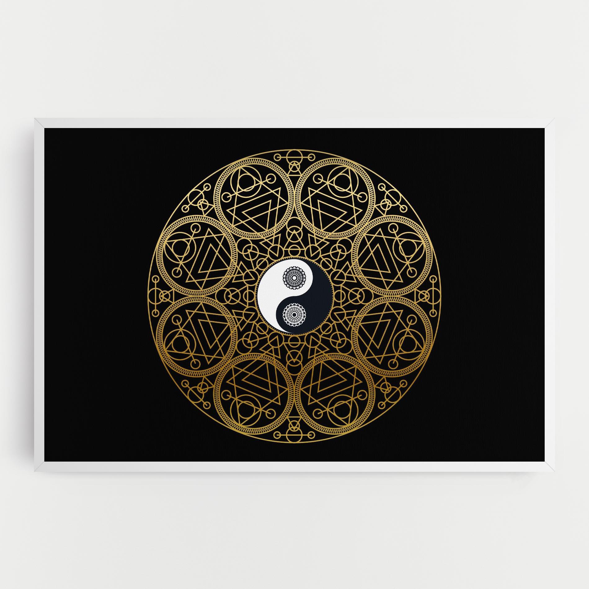 Tablou Canvas Meditation Mandala mockup 0