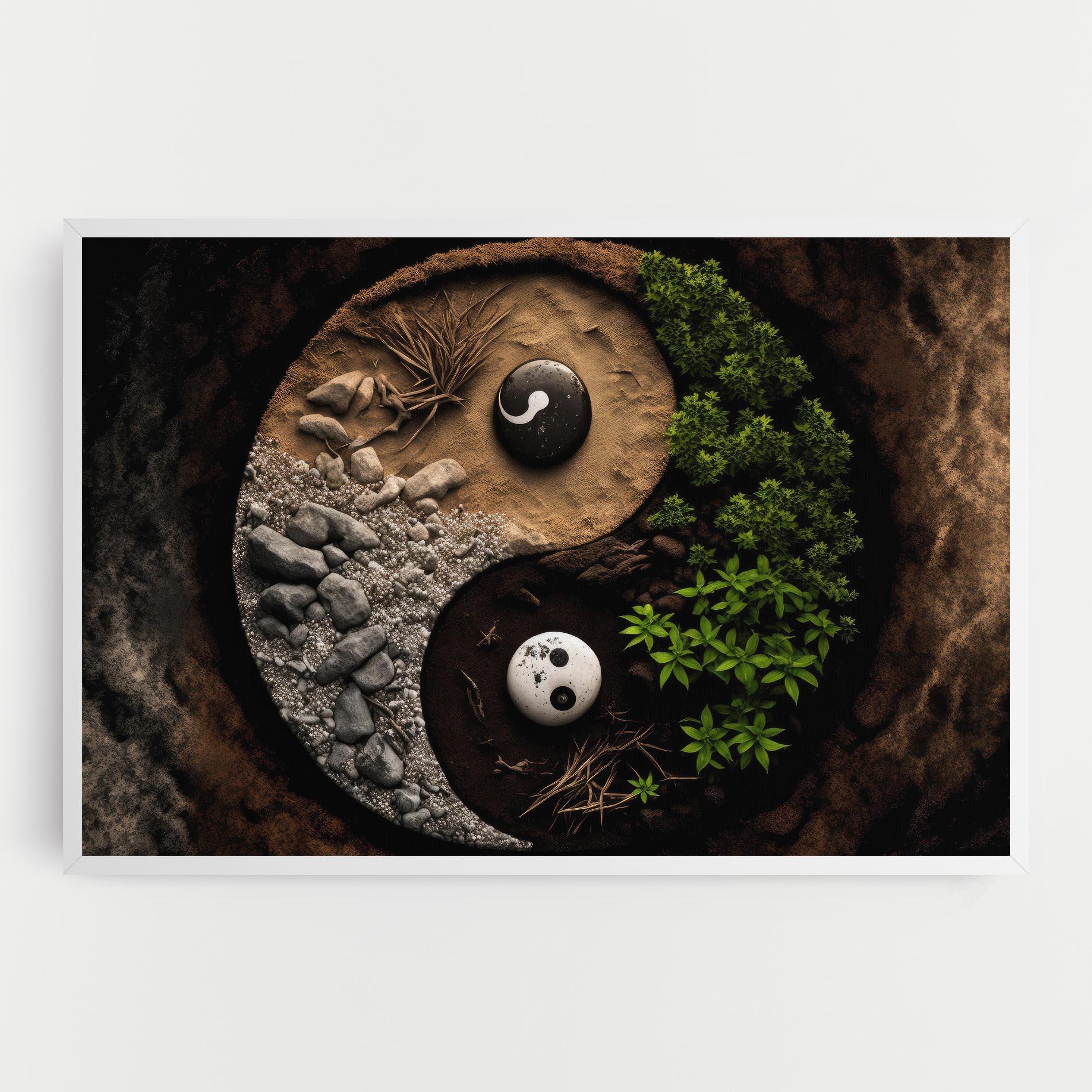 Tablou Canvas Nature Yinyang mockup 0