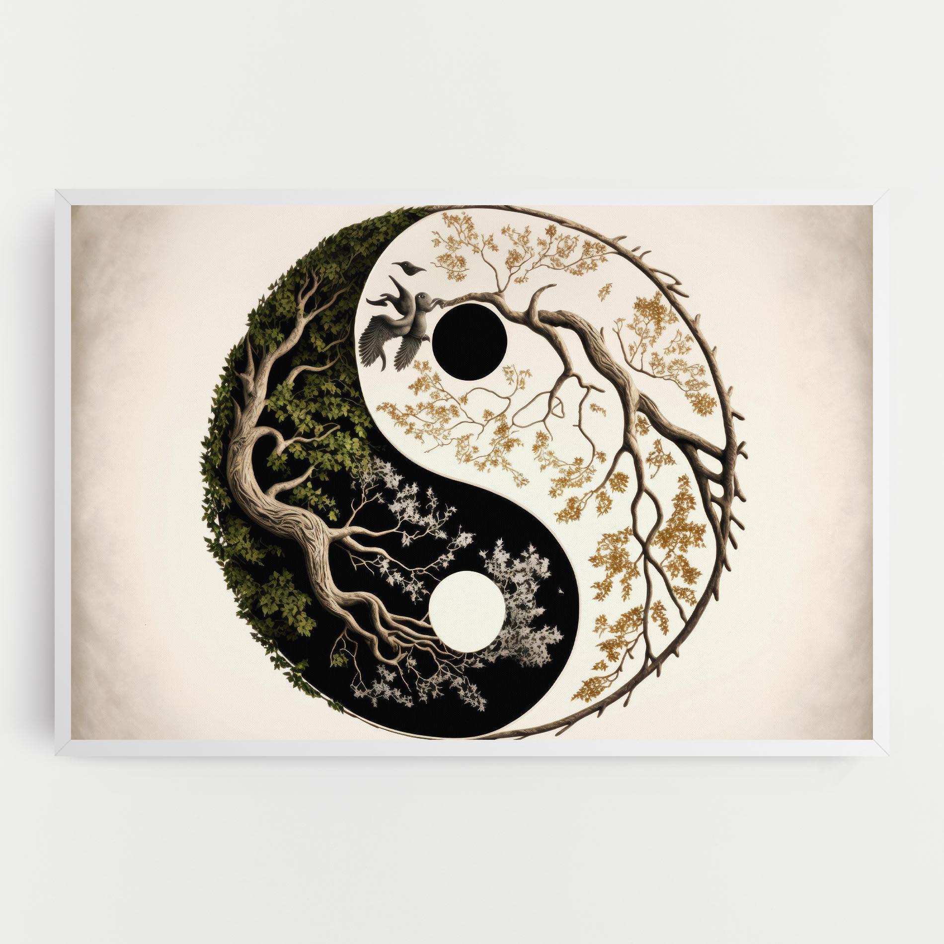 Tablou Canvas Tree Yinyang mockup 0