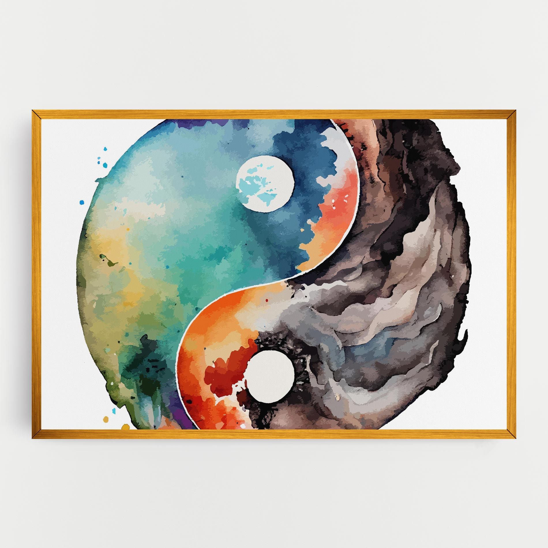 Earth Yinyang Art mockup 0