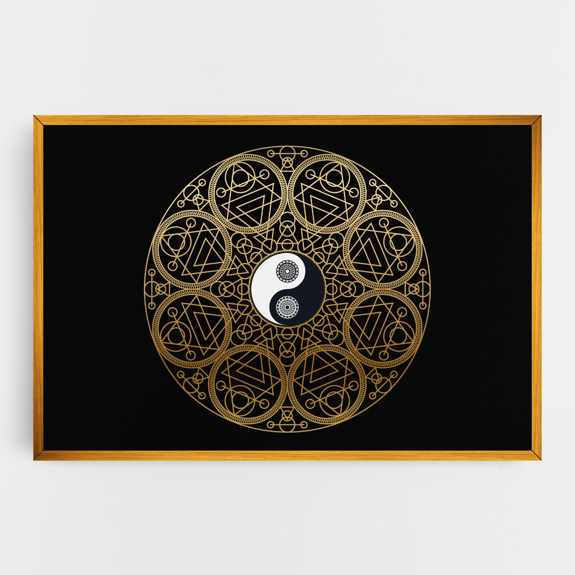 Tablou Canvas Meditation Mandala mockup 0