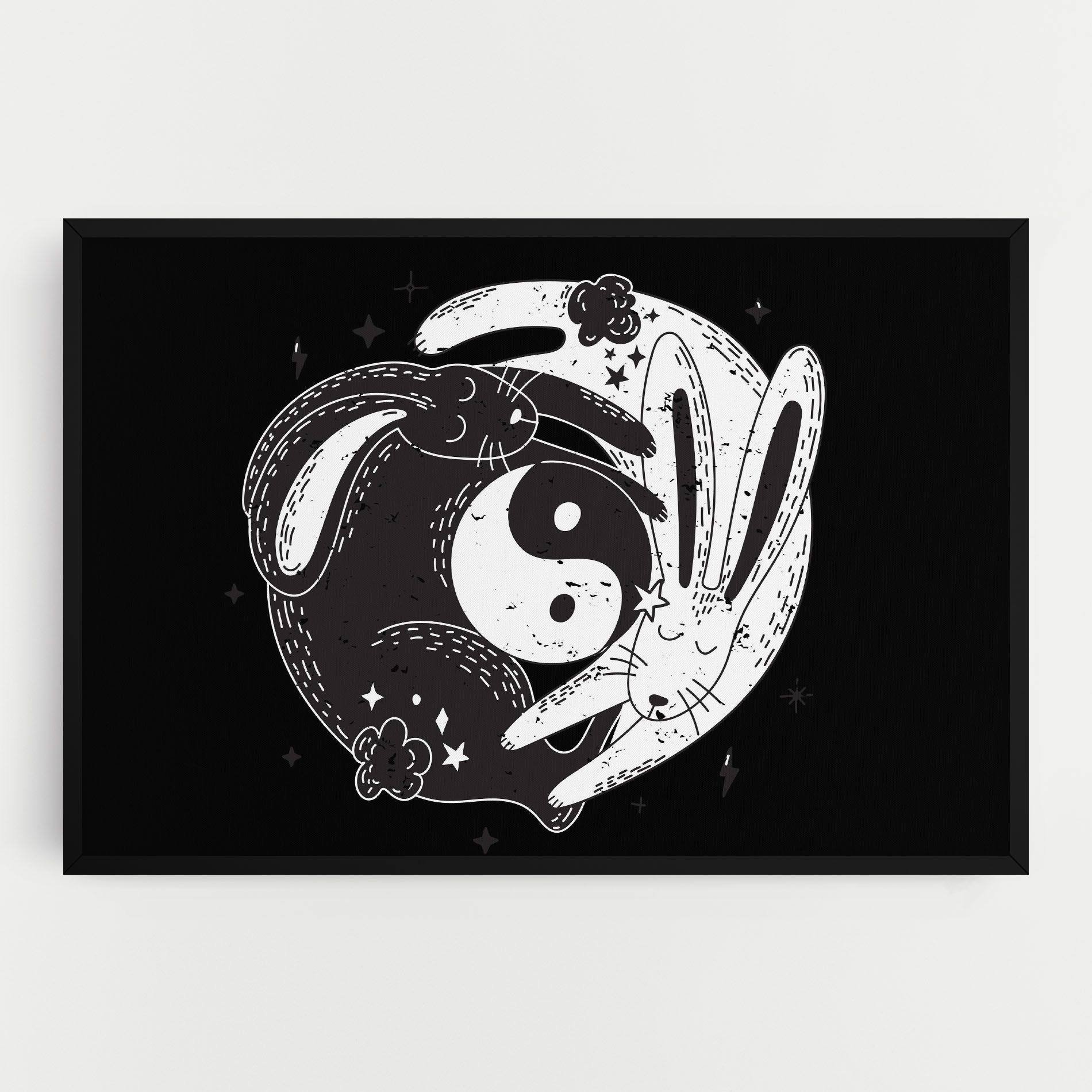 Bunny Yinyang mockup 0