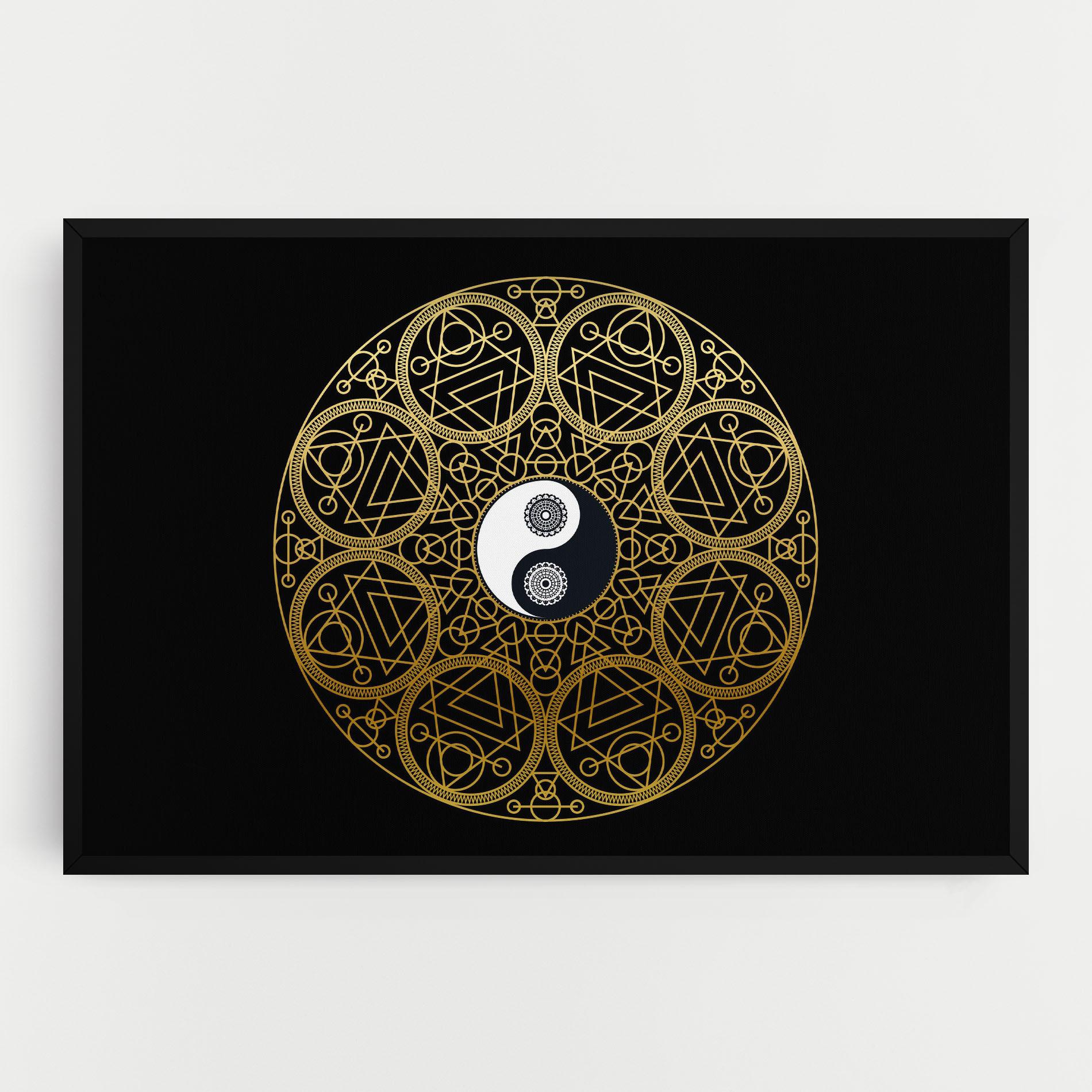 Tablou Canvas Meditation Mandala mockup 0