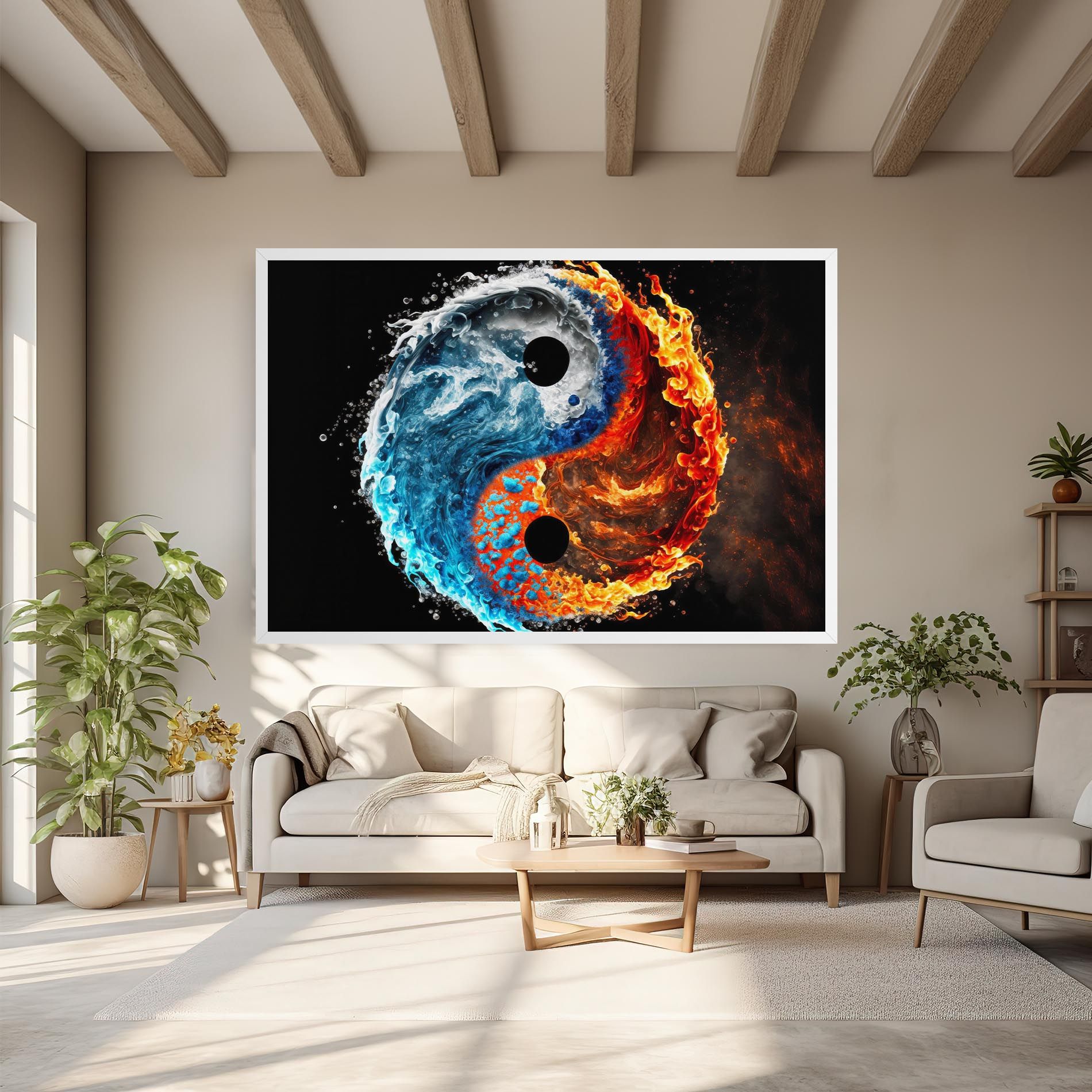 Fire Water Yin Yang mockup 6