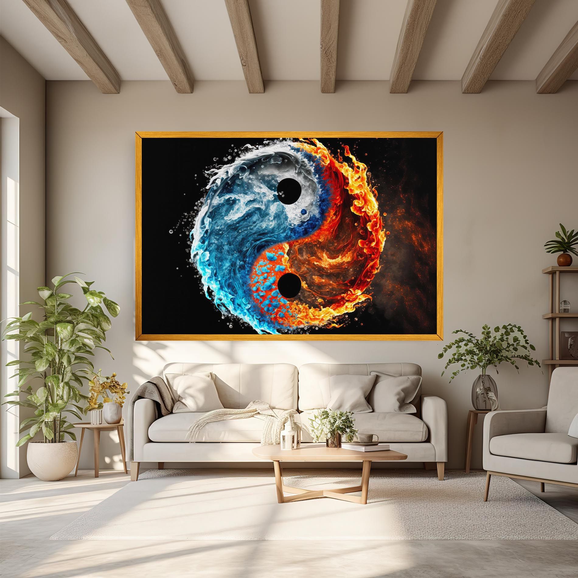 Fire Water Yin Yang mockup 6