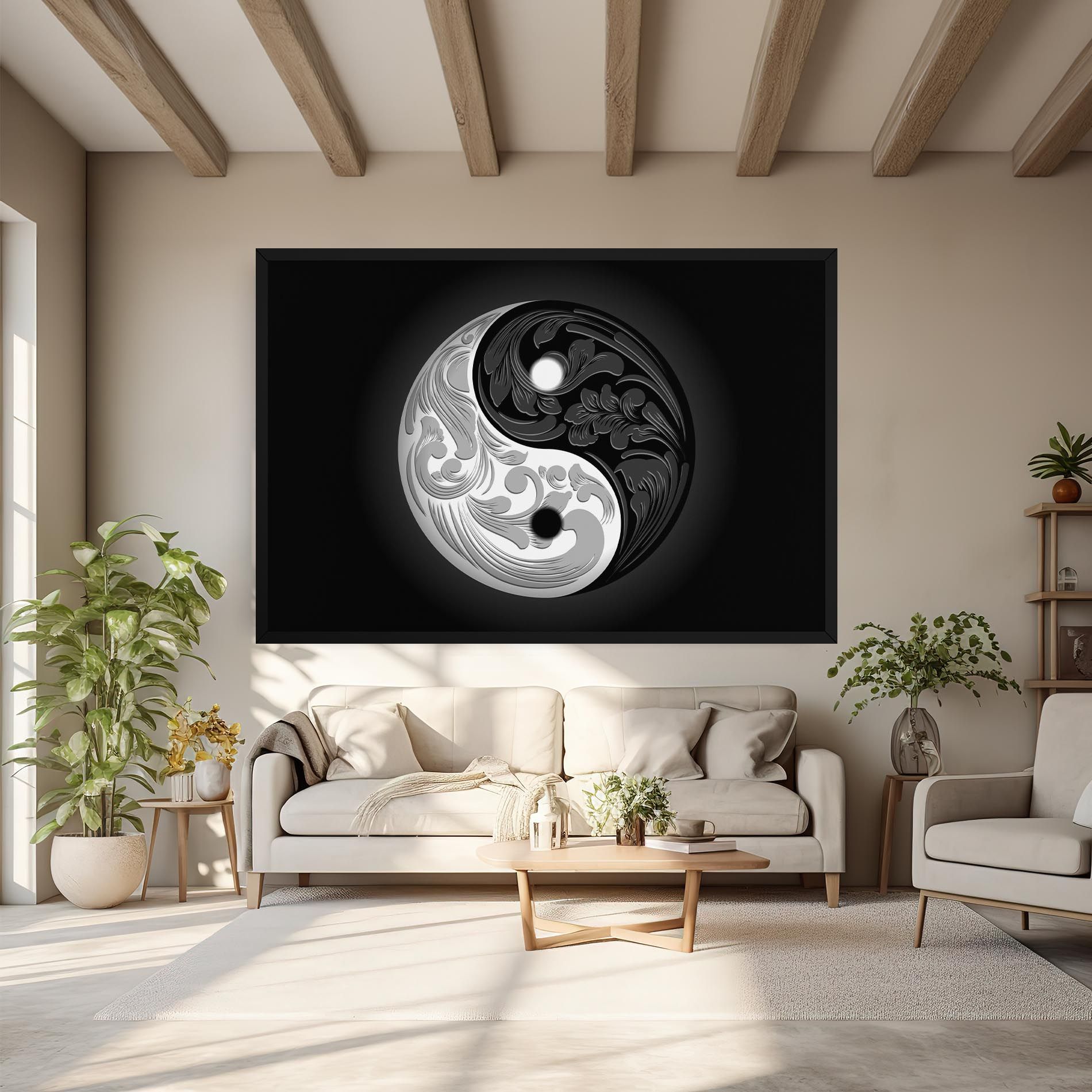 Yinyang Grey mockup 6