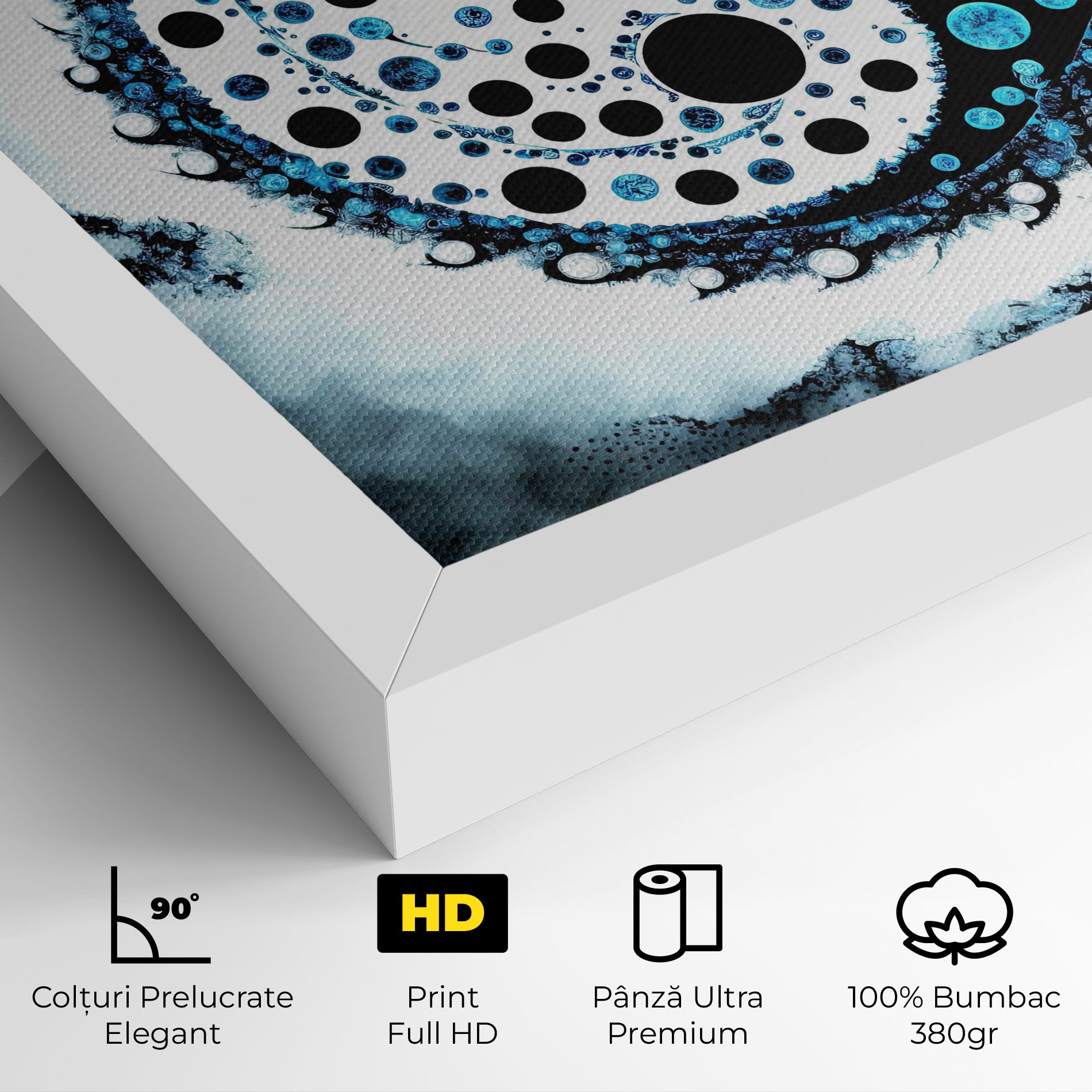 Blue White Yinyang mockup 4