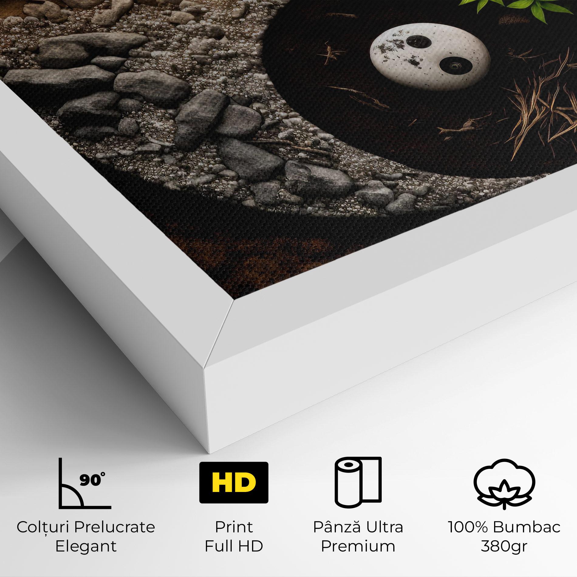 Tablou Canvas Nature Yinyang mockup 4