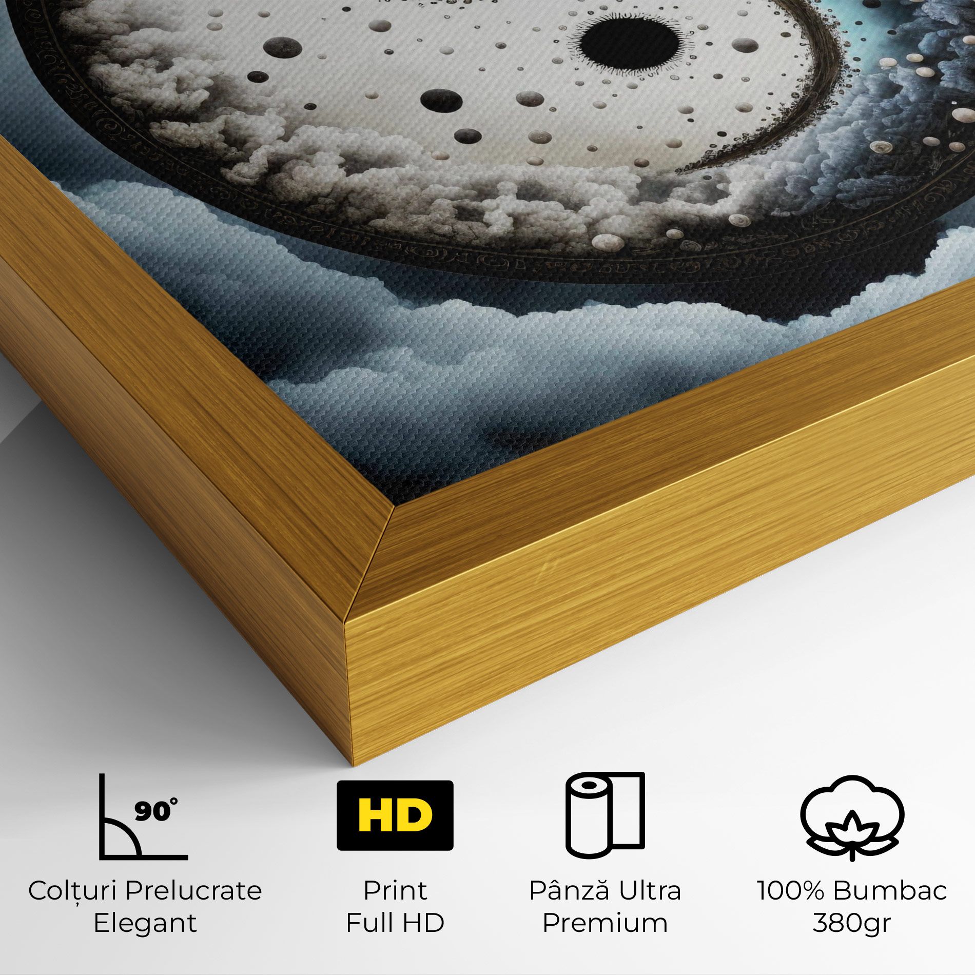 Black Blue Yinyang mockup 4