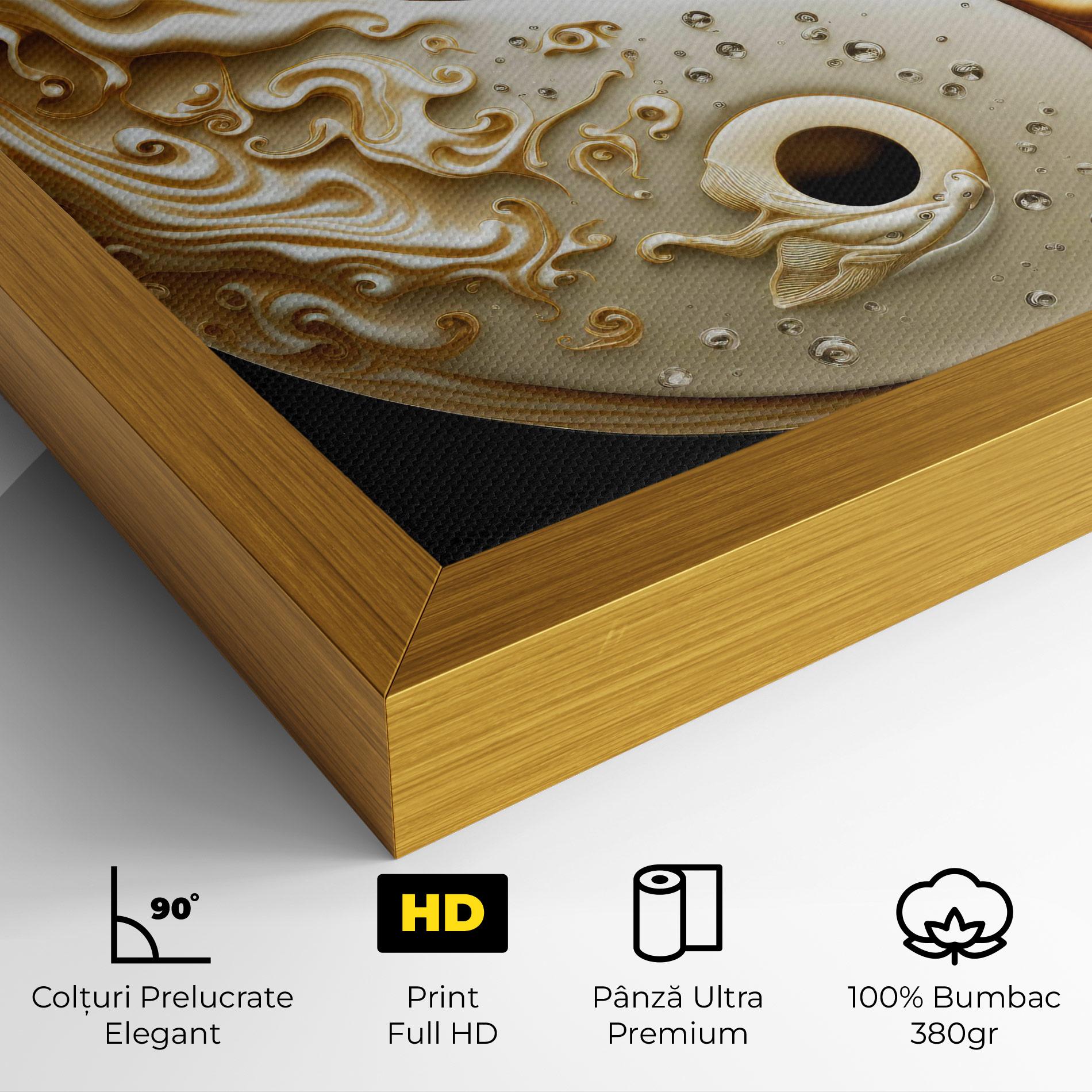 Tablou Canvas Caramel Yinyang mockup 4